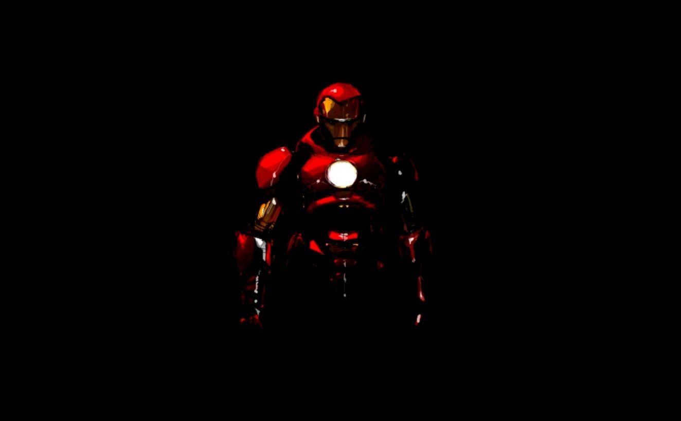 Android Iron Man Dark Wallpaper HD