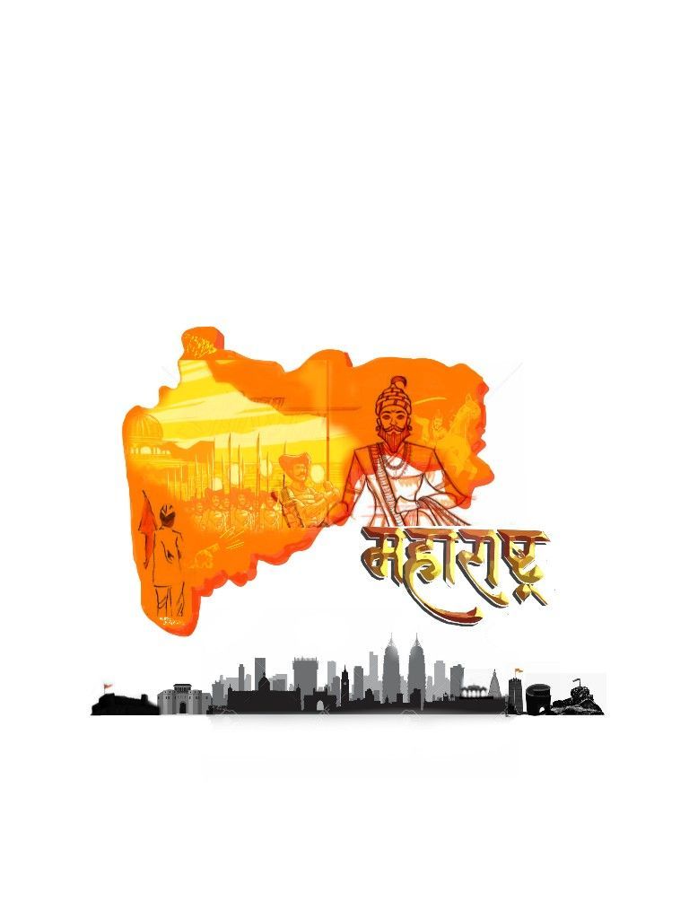Maharastra din. Banner background image, Indian