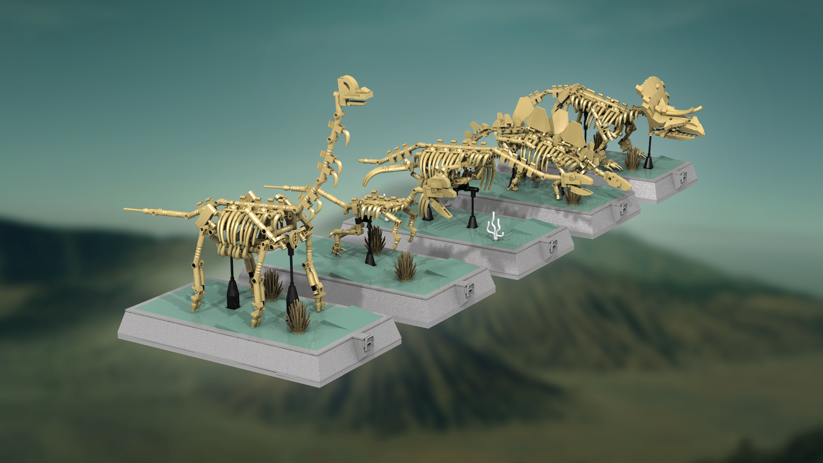 LEGO IDEAS Fossils Skeletons History Collection