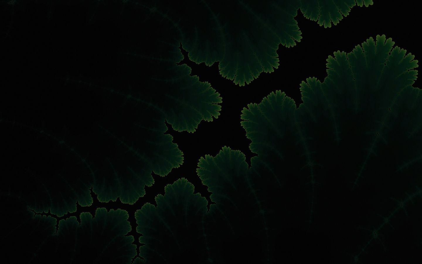 Green Plants Dark Amoled 1440x900 Resolution HD 4k