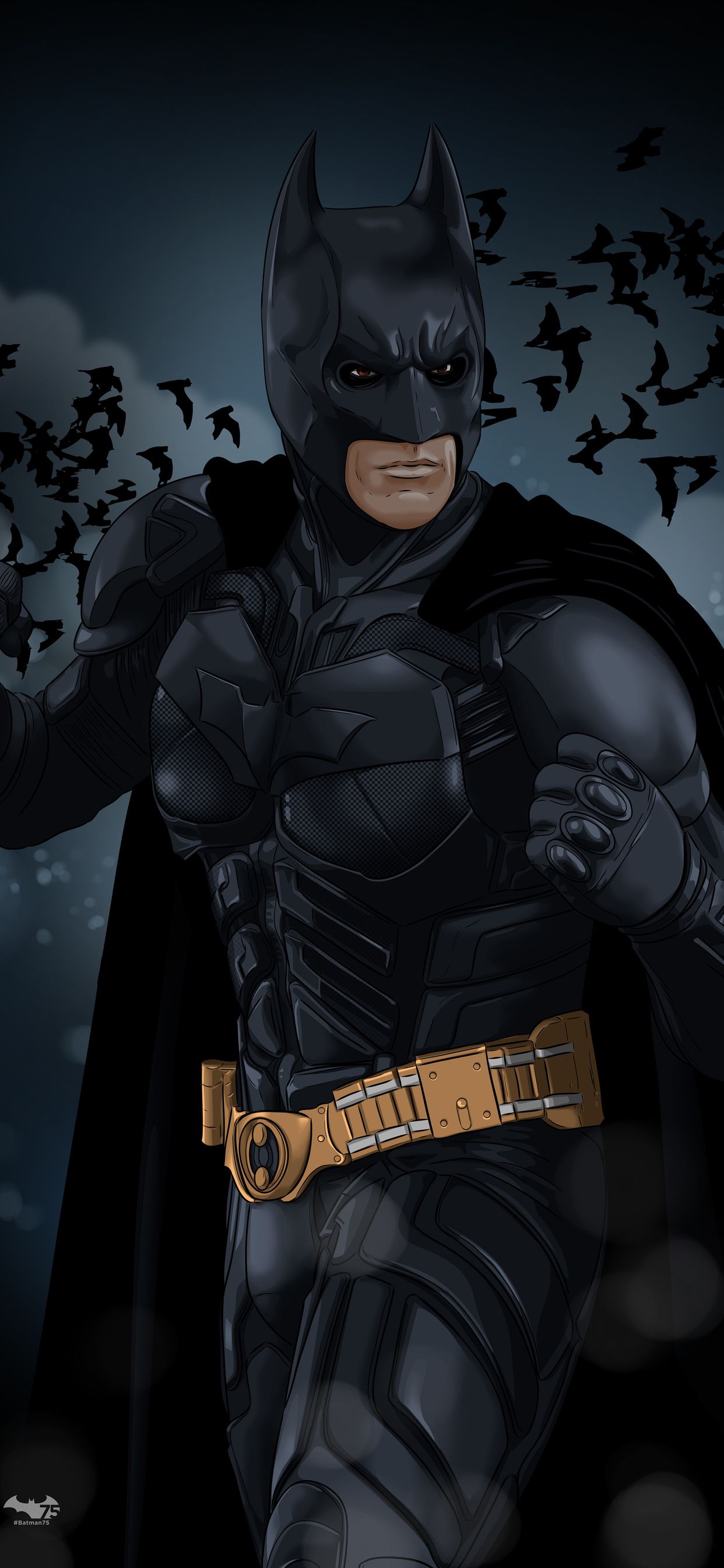 Christian Bale The Dark Knight iPhone XS MAX HD 4k