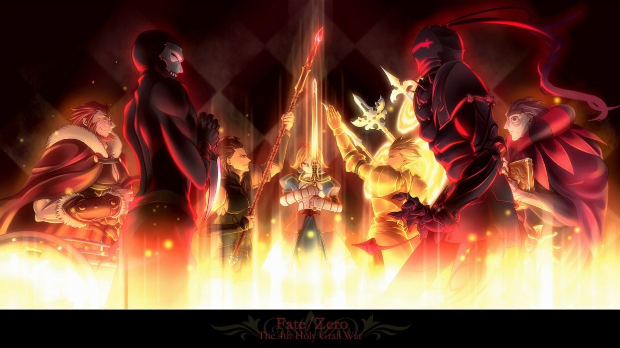 Fate Stay Night Gilgamesh Saber Fate Zero Rider Fate Zero