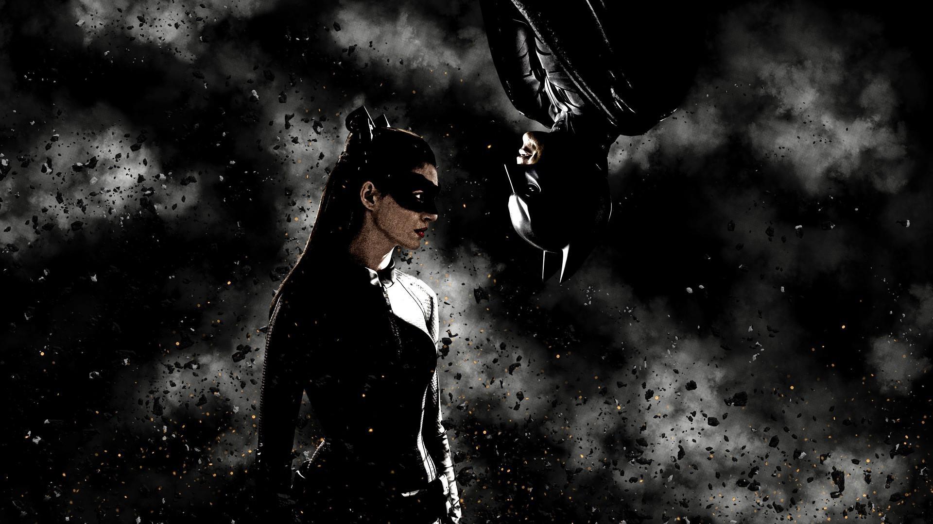 wallpaper Anne Hathaway, Batman, Catwoman, Christian Bale, Batman