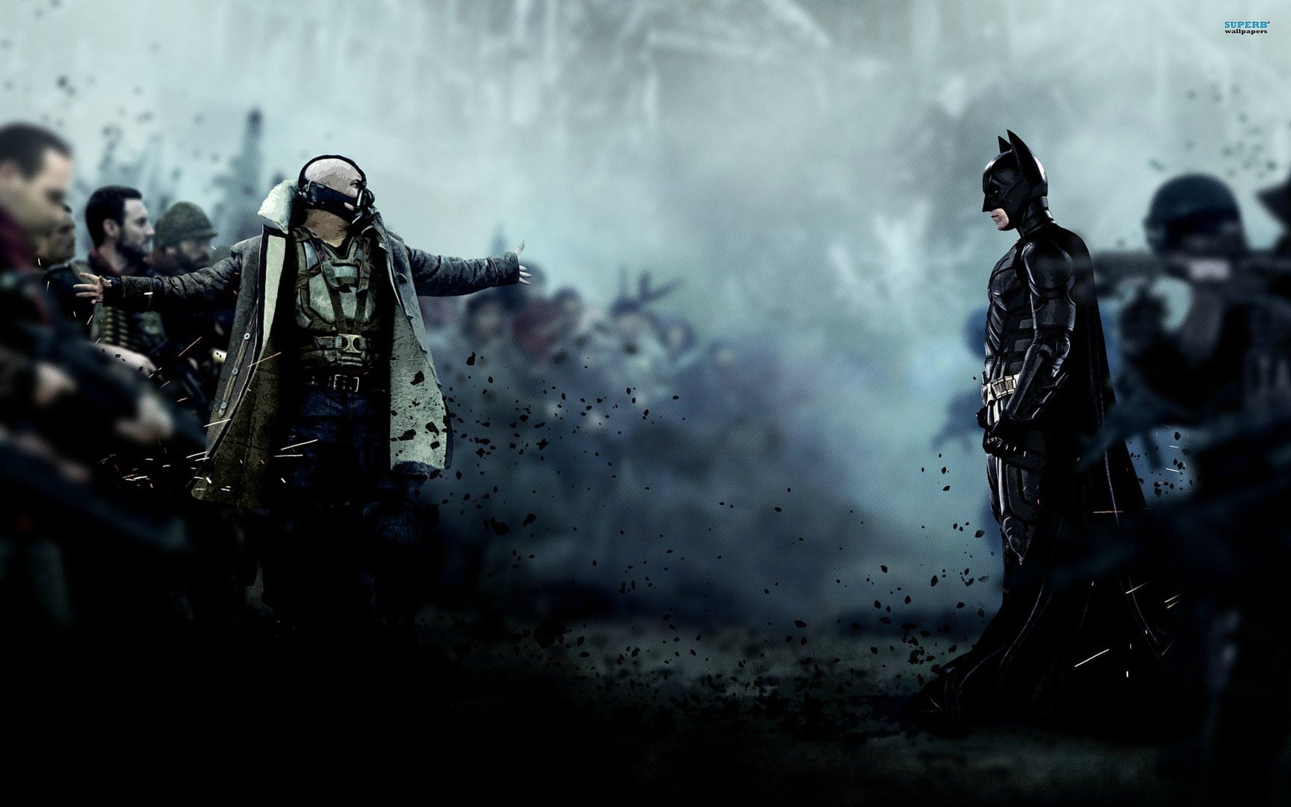the dark knight rises wallpaper hd bane vs batman