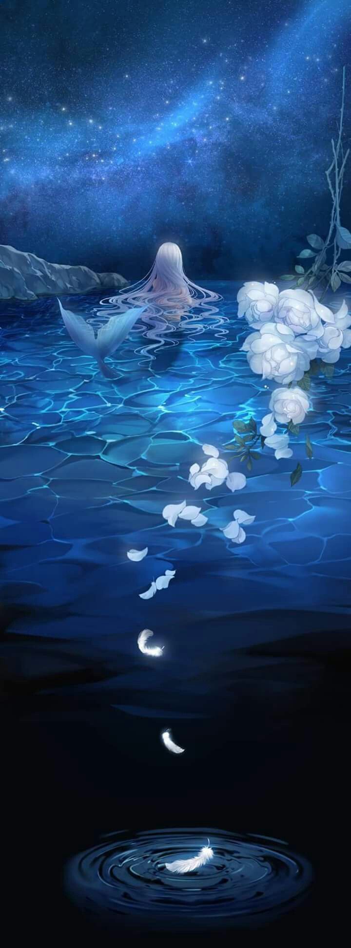 Blue Moon Mermaid Wallpapers - Wallpaper Cave