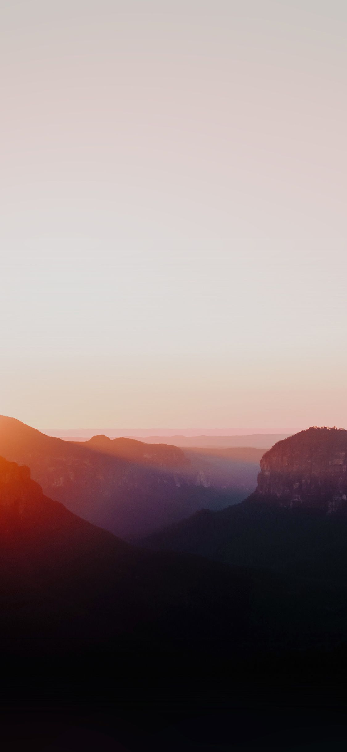 iPhone X wallpaper. dawn dust sun rise