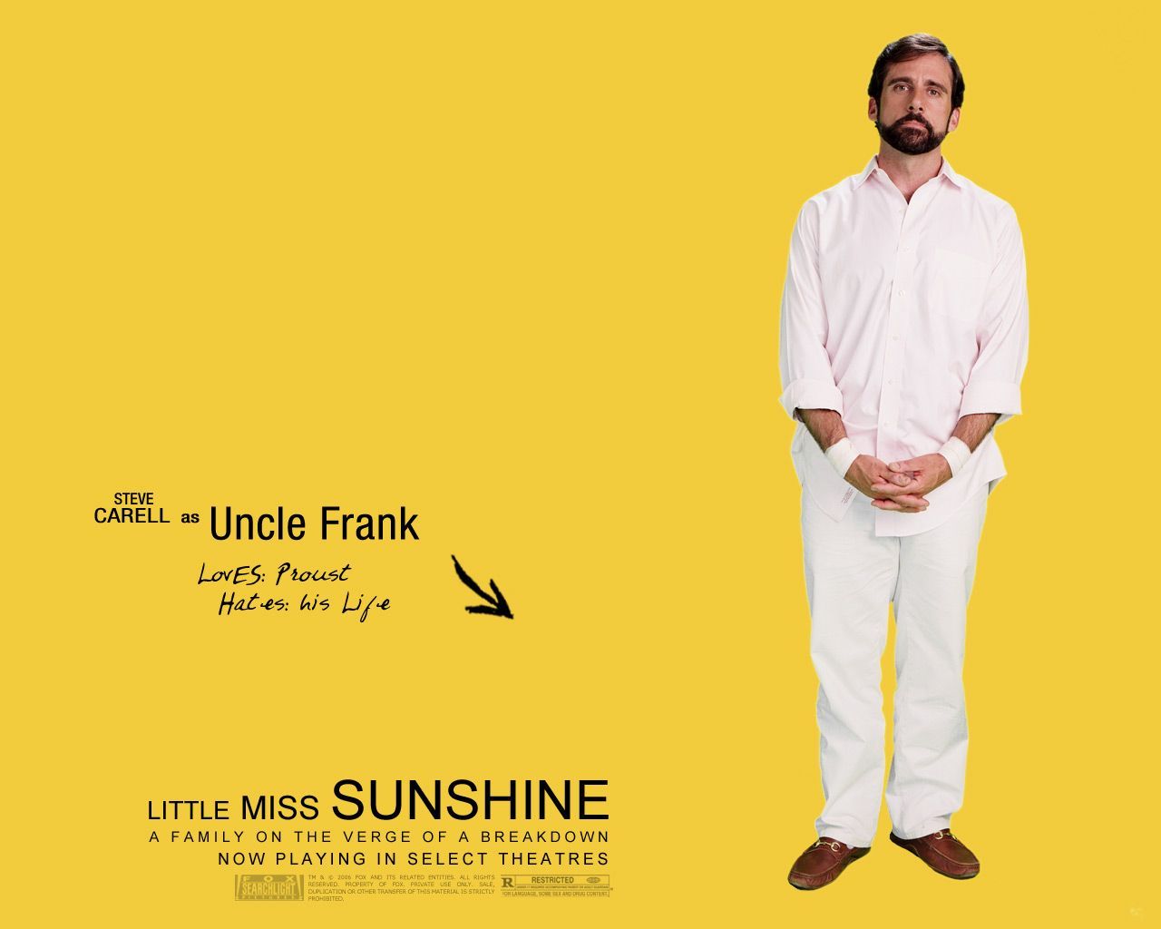 Watch Streaming HD Little Miss Sunshine, starring Steve Carell
