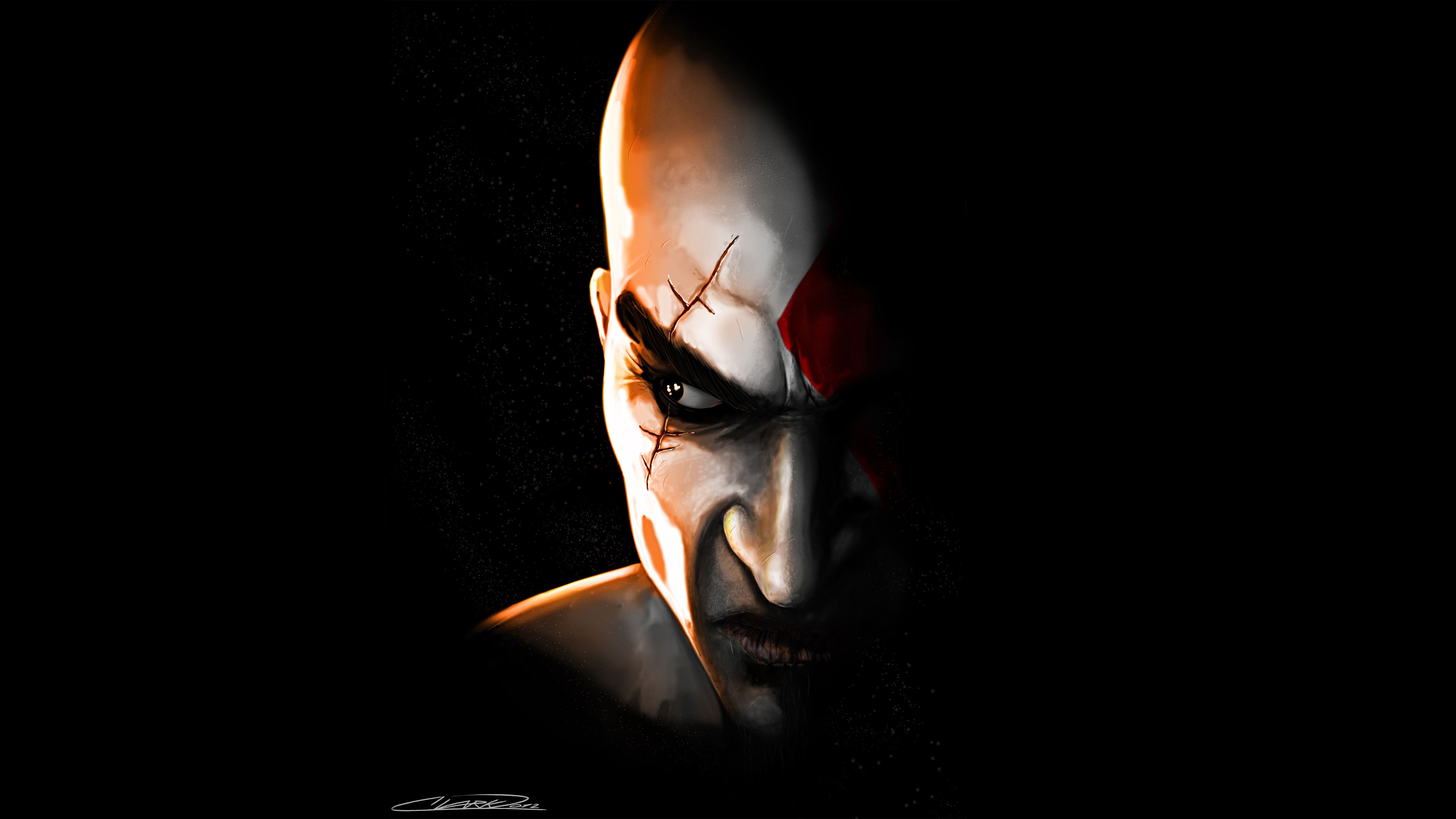 Wallpaper 4k Kratos In God Of War Game 4k Wallpaper, Games