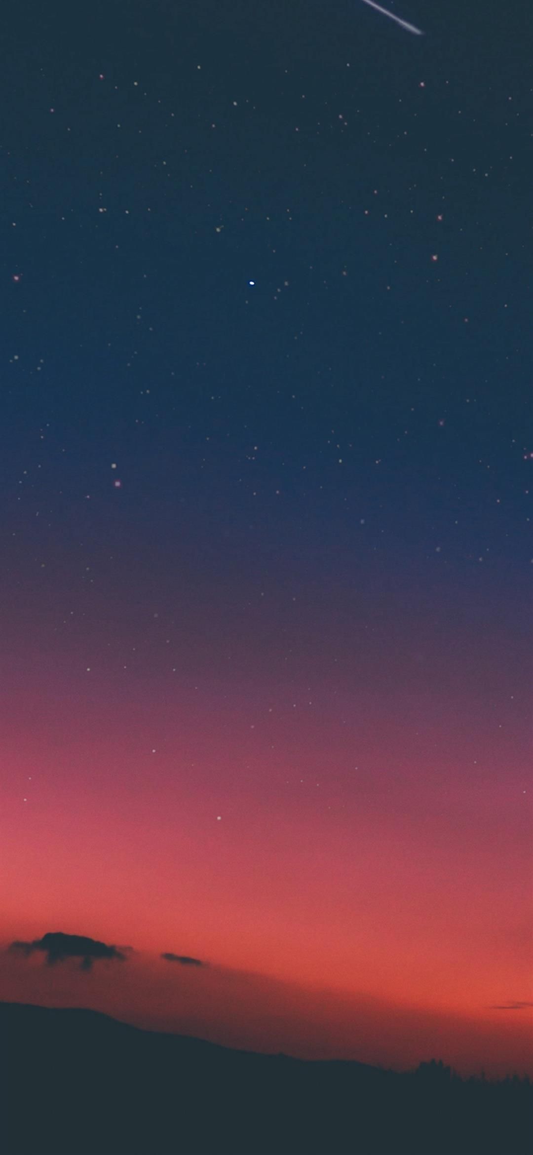 Night Sky Sunset Pink Nature y19 Wallpaper Download