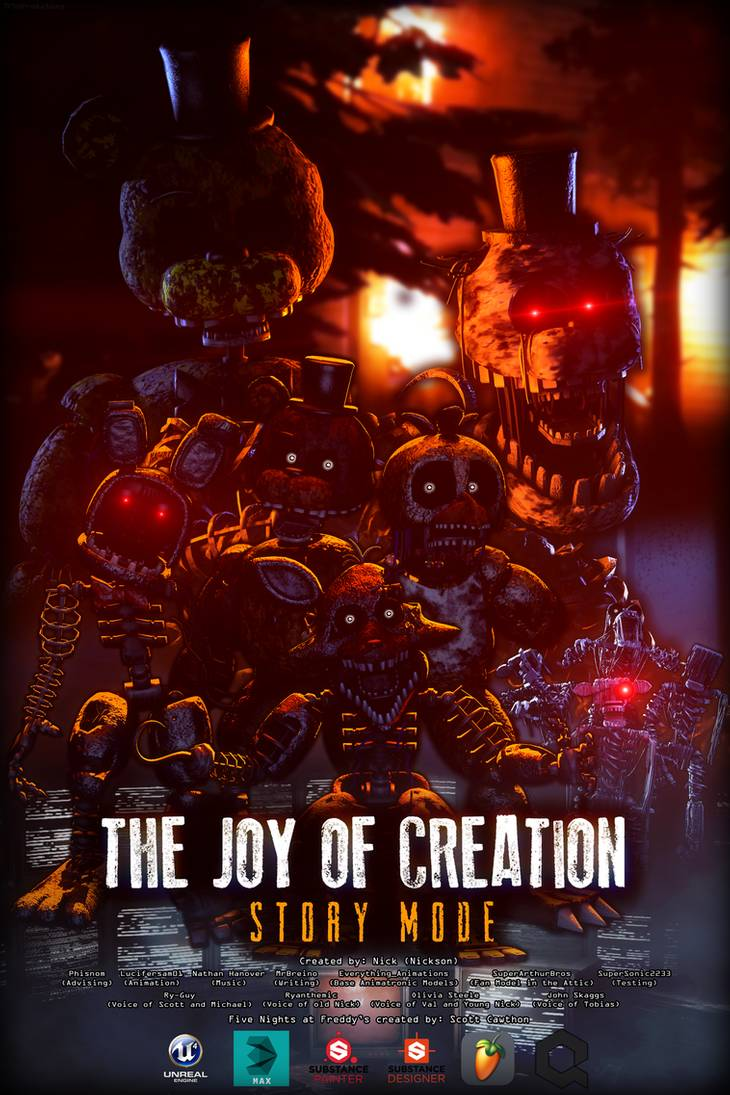 He Joy Of Creation Story Mode Joy Of Creation Story Mode Wallpapers - Wallpaper Cave