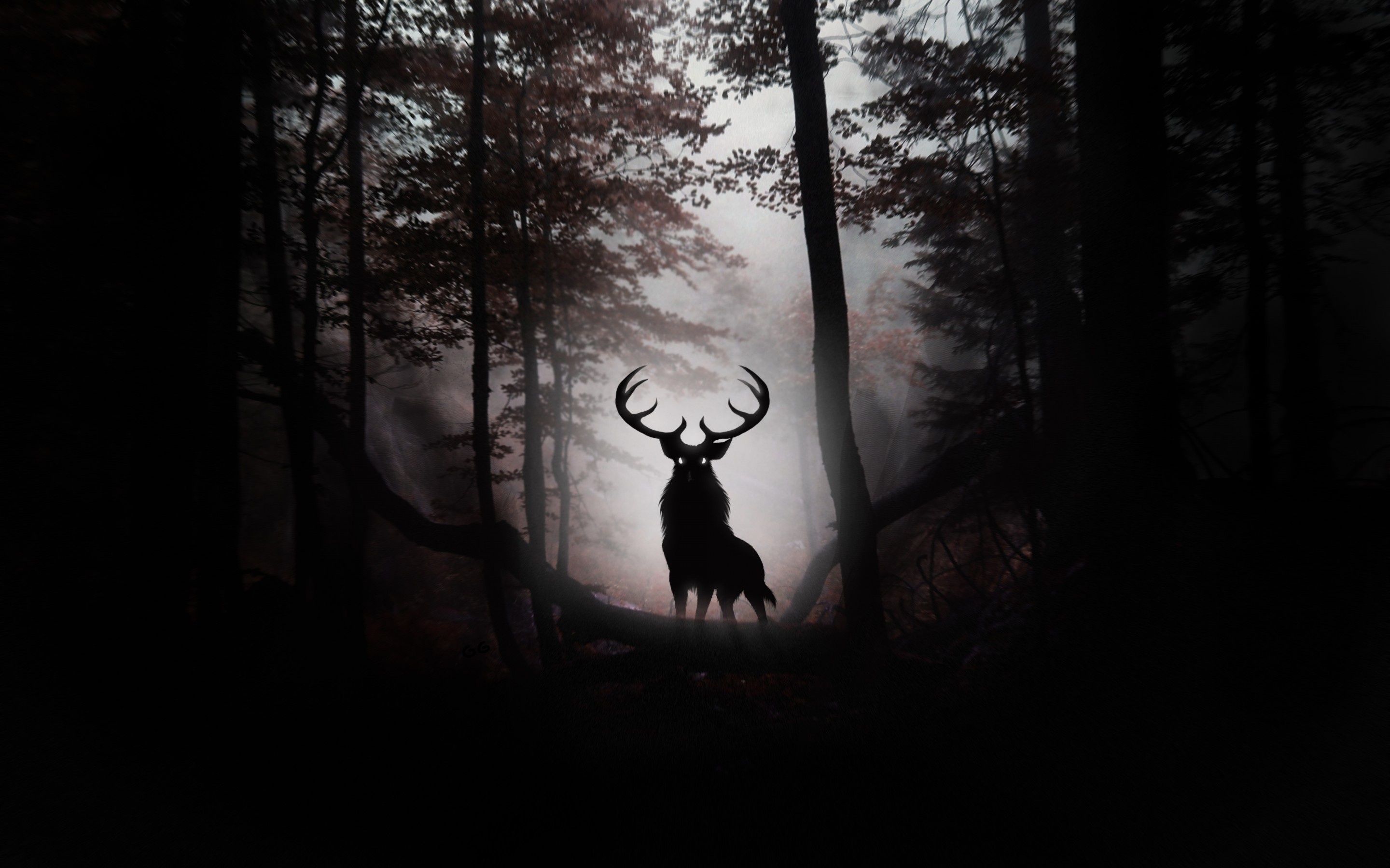 Deer Background Windows 8 Wallpaper