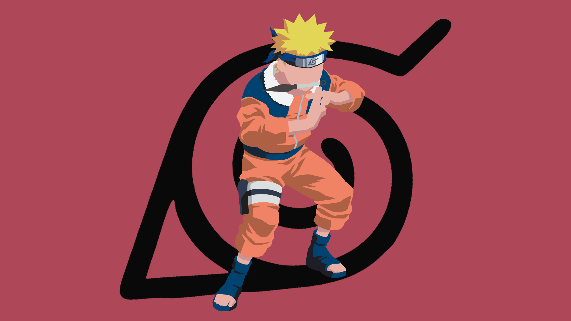 Naruto Minimalist HD Wallpaper