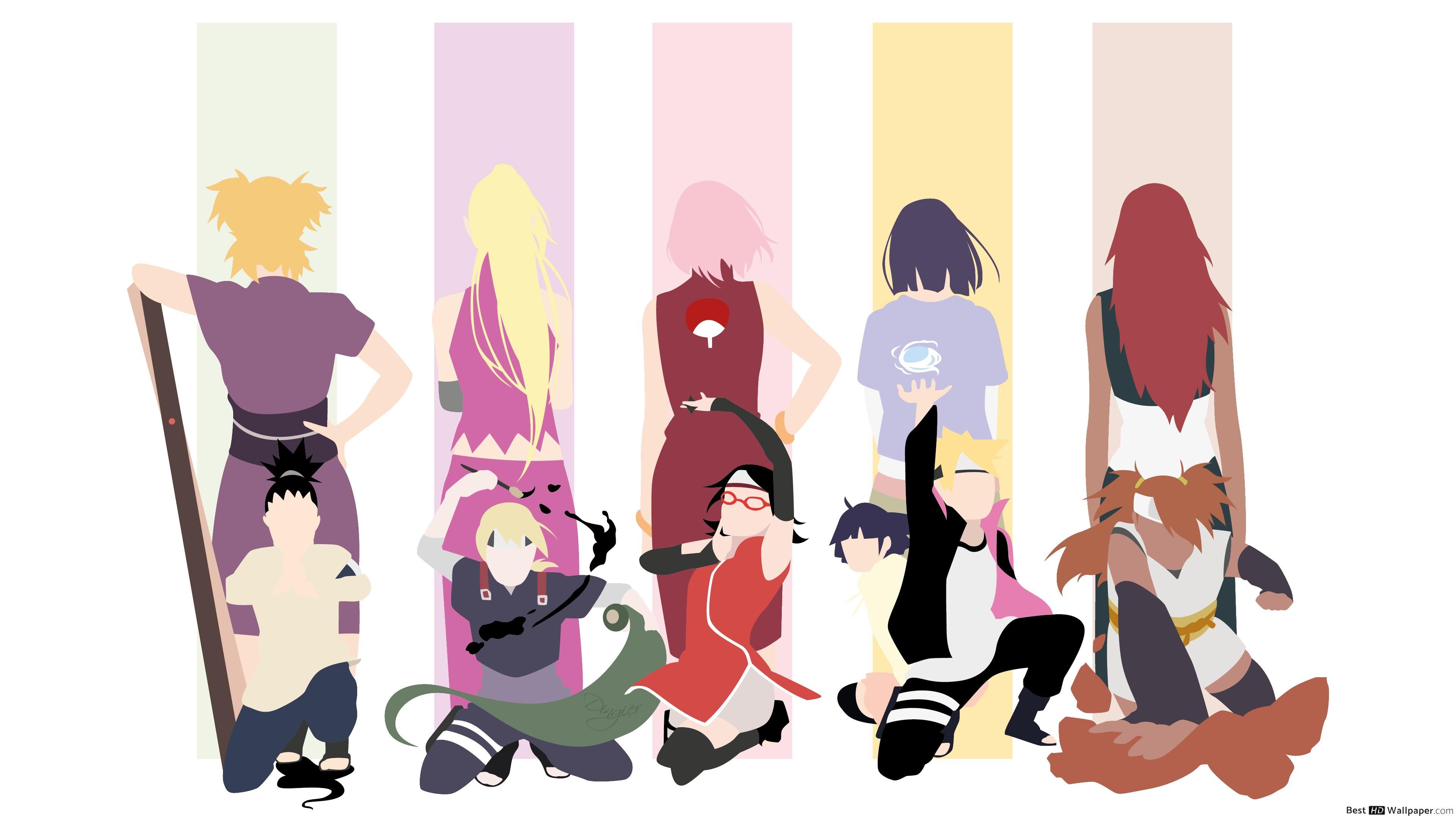 Boruto, Naruto Next Generation (Minimalist) HD wallpaper download