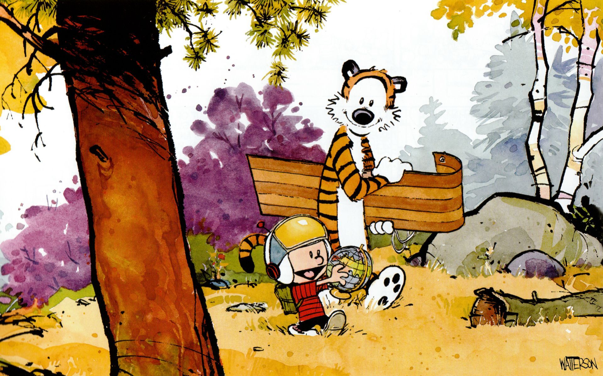 Calvin and Hobbes Wallpaper Dump