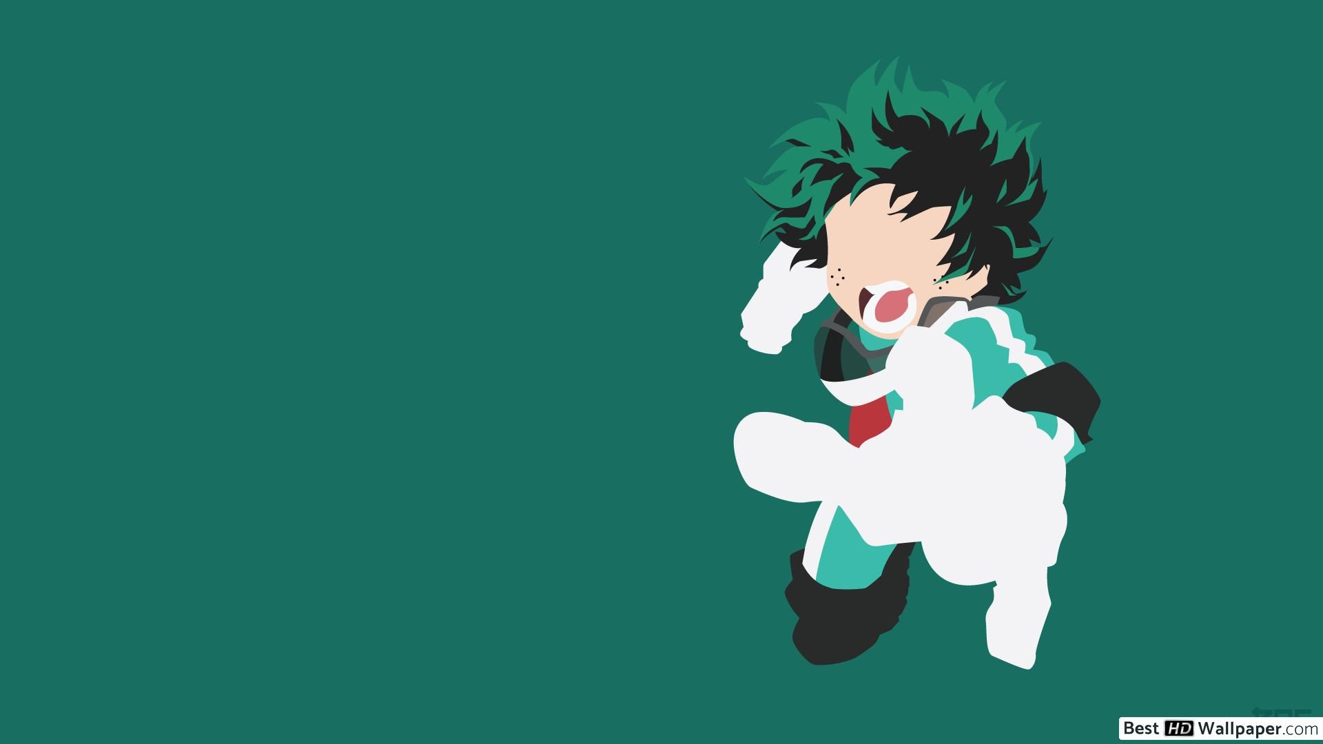 My hero academia haired izuku midoriya HD wallpaper download