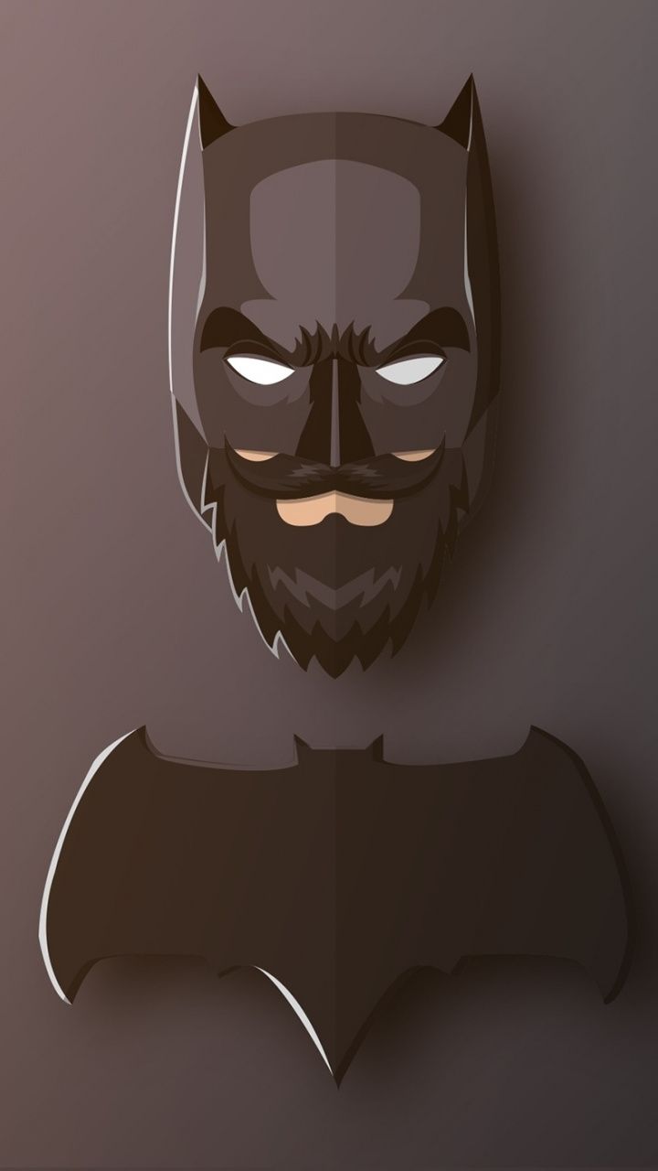 wondrous wallpaper Beard, confident, superhero, batman, 720x1280