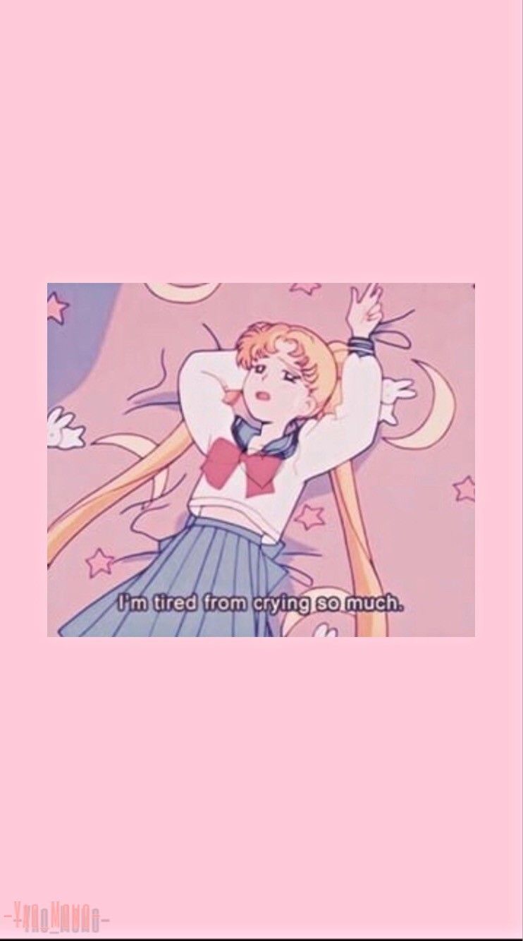 Crying Sailor Moon Wallpaper Free HD Wallpaper