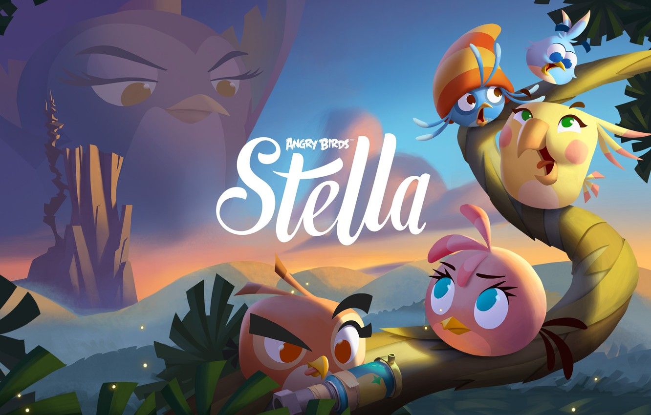 Wallpaper kawaii, cinema, animation, Android, rock, game, bird