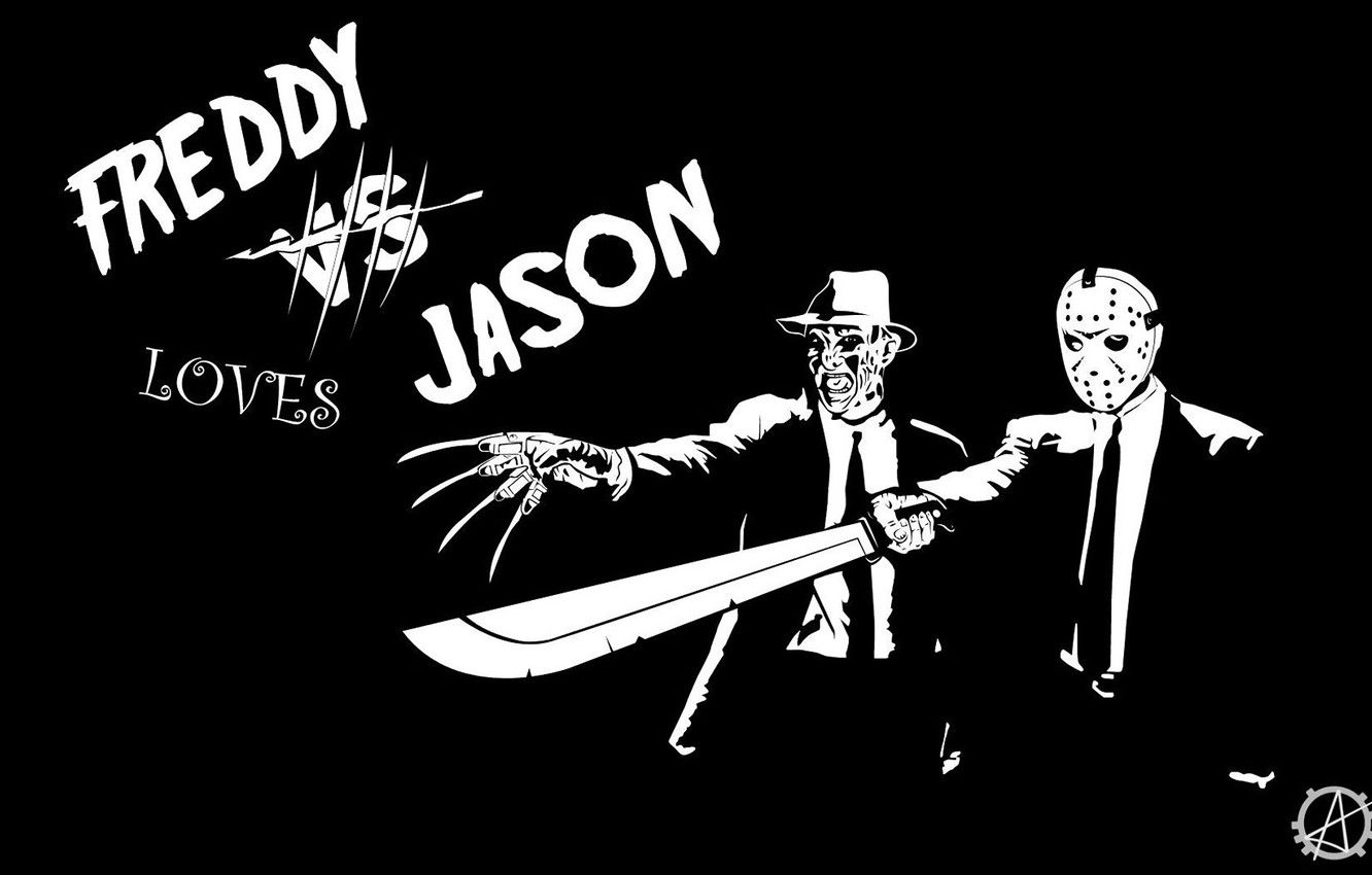 Wallpaper hat, claws, parody, Jason Voorhees, knives, Freddy