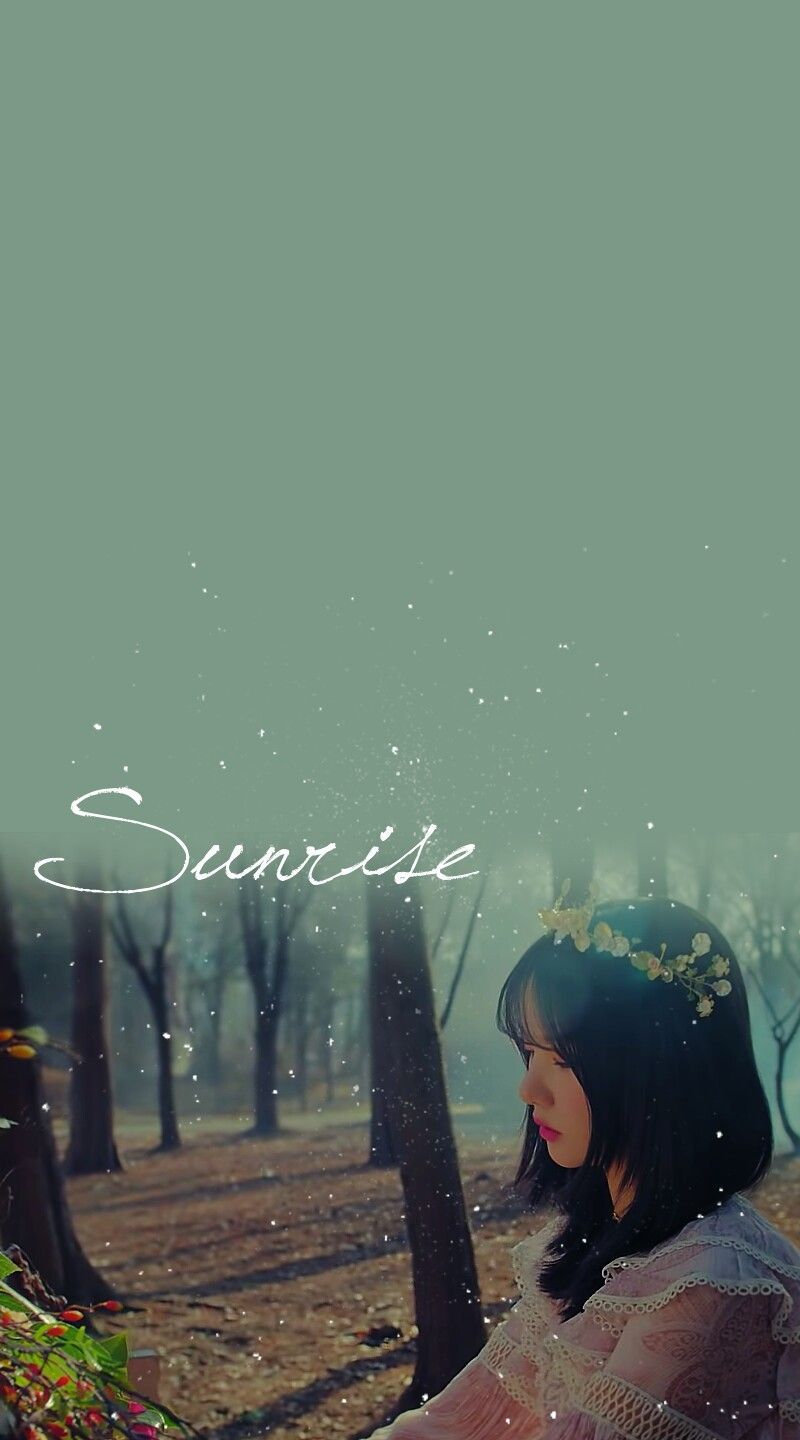 Gfriend Sunrise TIME FOR US Wallpaper lockscreen Fondo de pantalla HD iPhone Sowon Yerin Eunha SinB Yuju Umji Cr. Tumblr FairySinB. Gambar, Selebritas