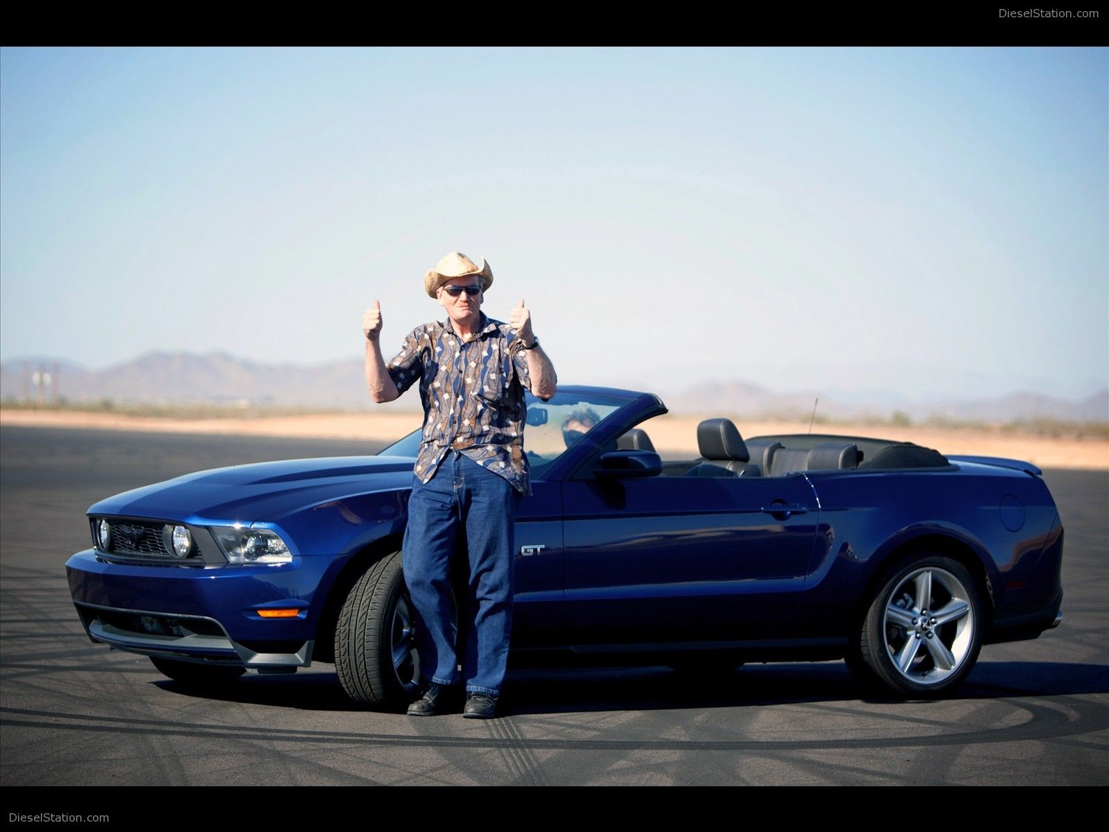 Visually Impaired Man Drives 2010 Ford Mustang Exotic Car