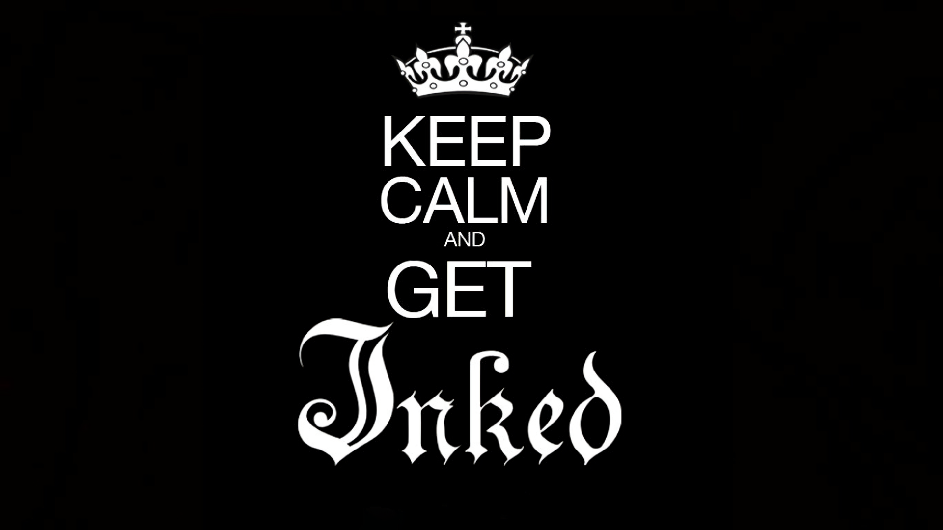 Keep Calm and Get Inked HD Wallpaper. Background Image