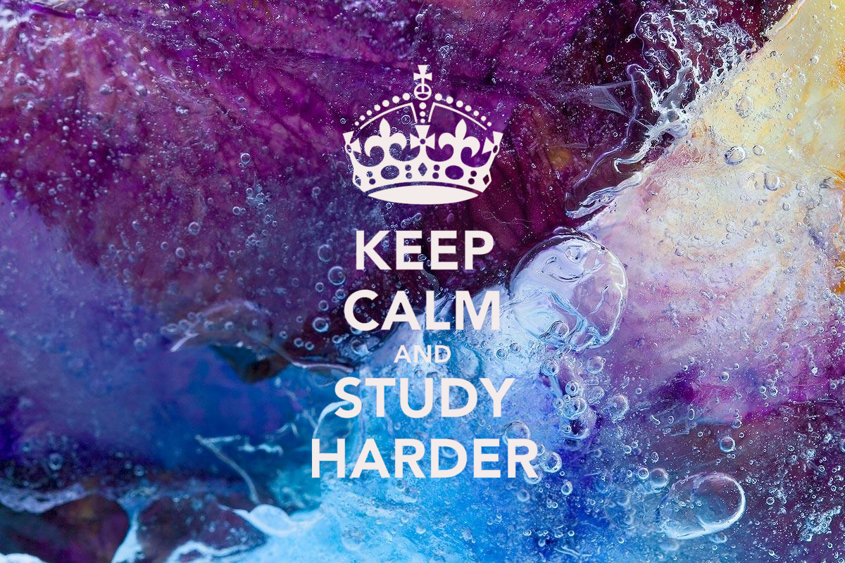 Pauline Designs: Keep Calm & Study Harder Wallpaper