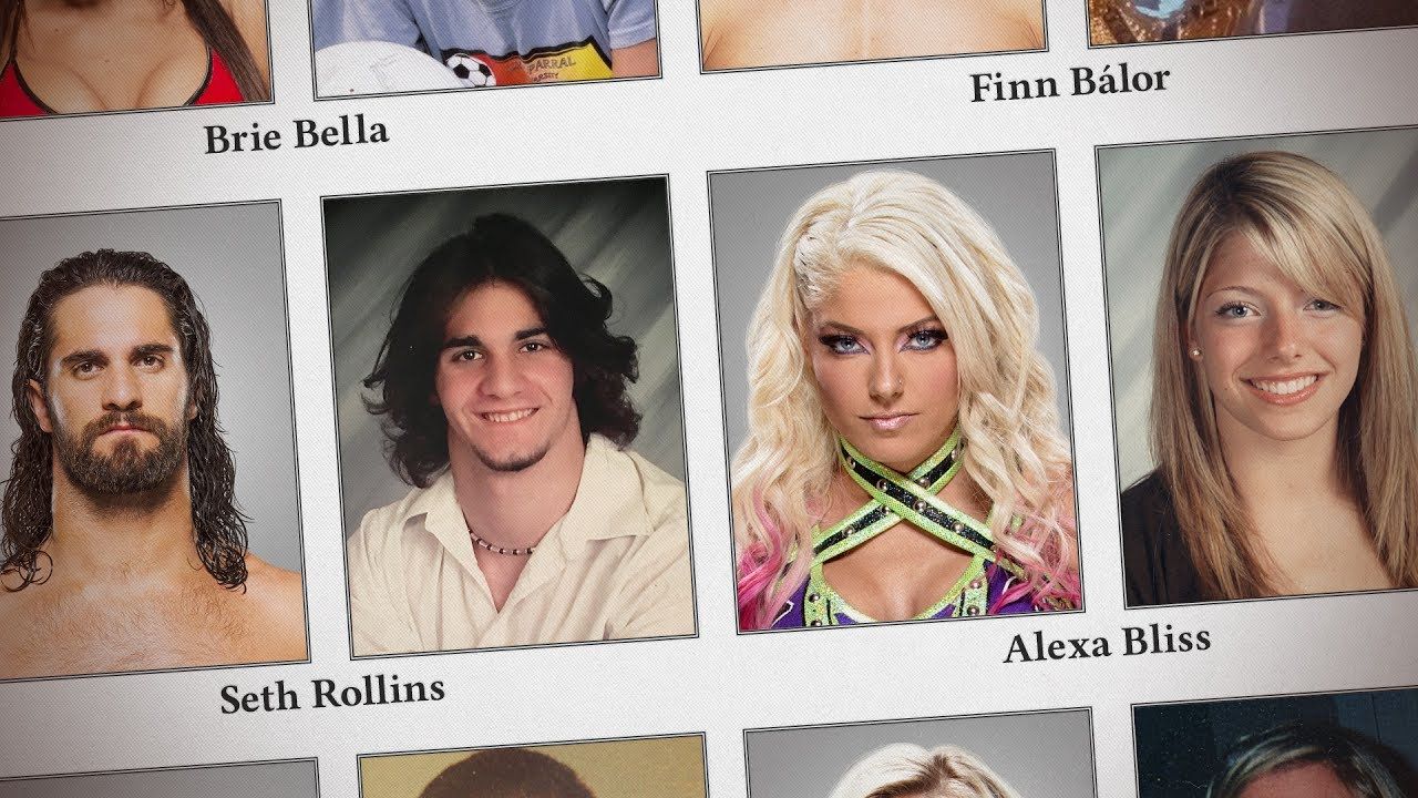 WWE Superstar high school photo