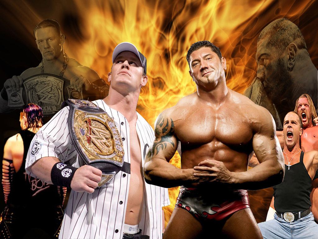 John Cena and Batista Wallpaper