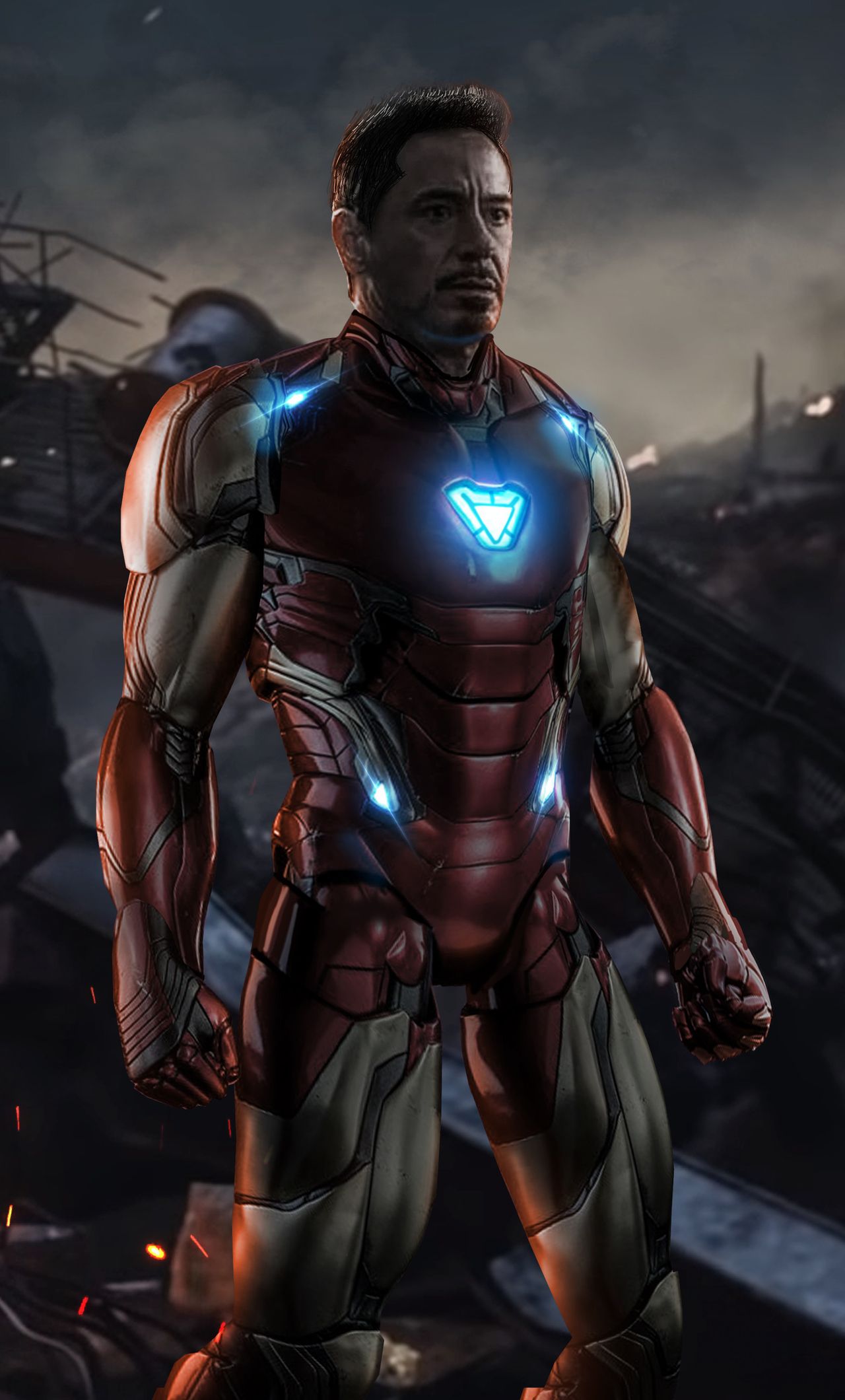 Zendha: Avengers Endgame Iron Man iPhone Wallpaper