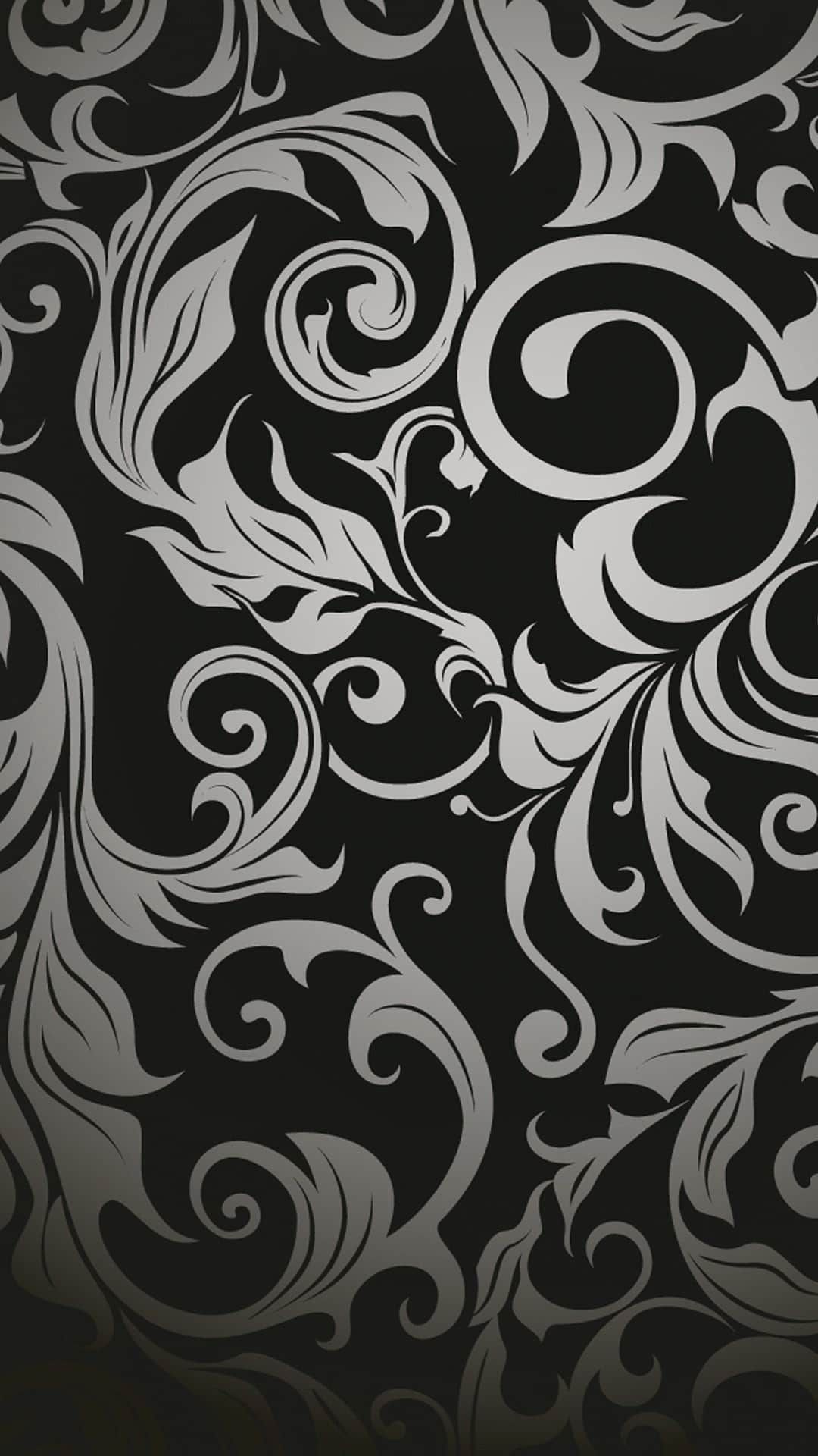 18432 Black And White Abstract