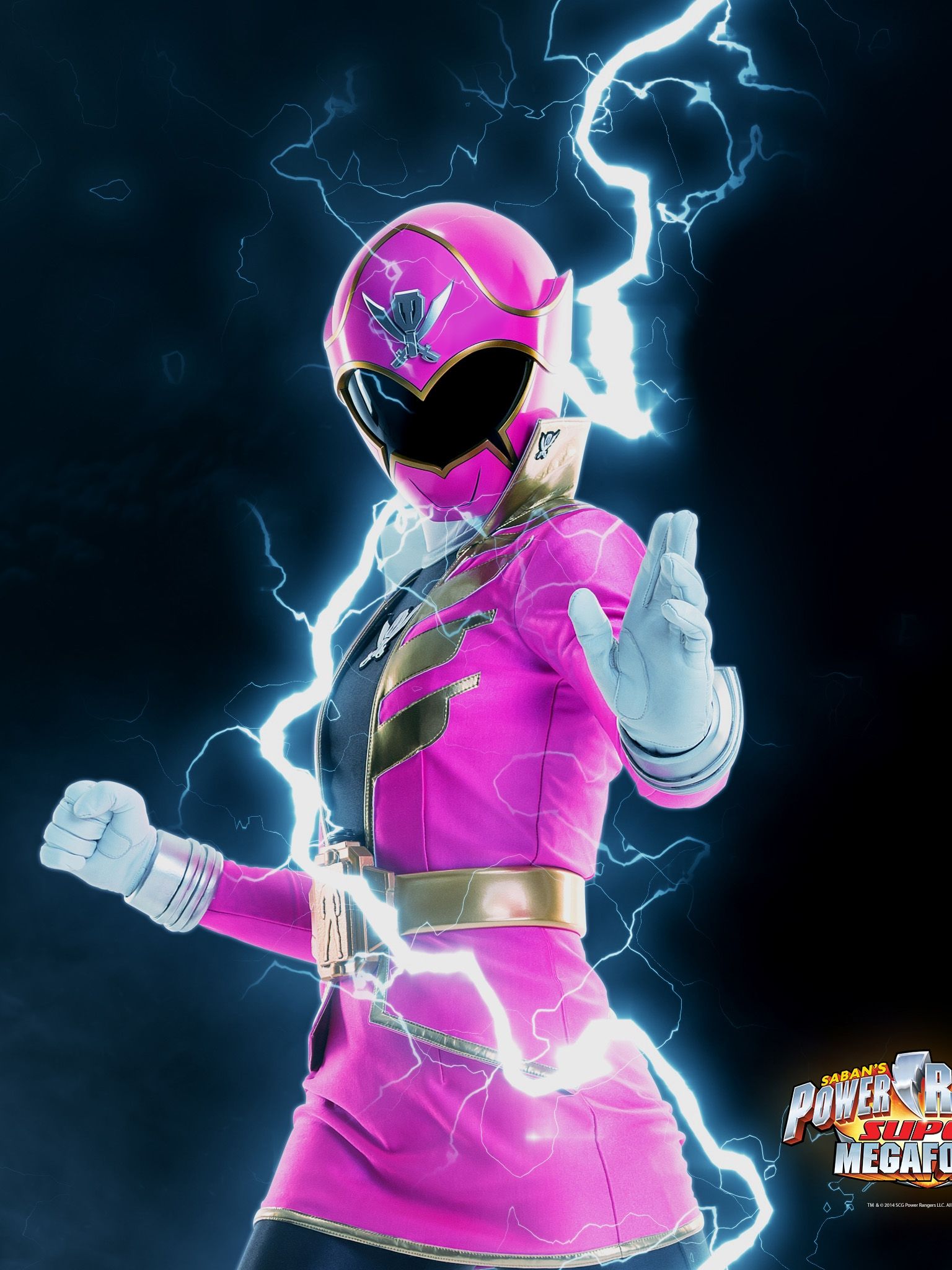Free download Power Rangers Wallpaper Super Megaforce Pink Fun