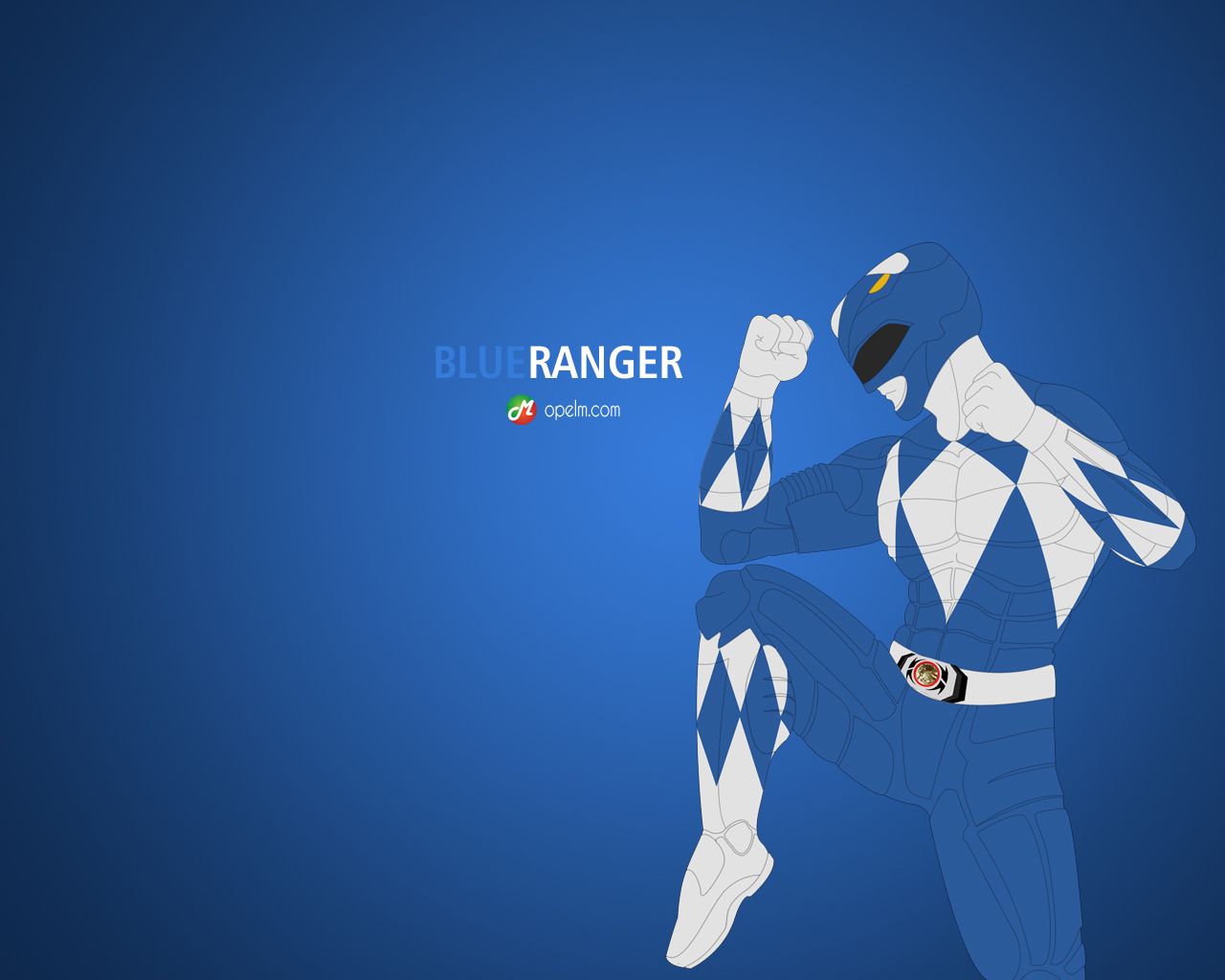 Blue Power Ranger Wallpaper