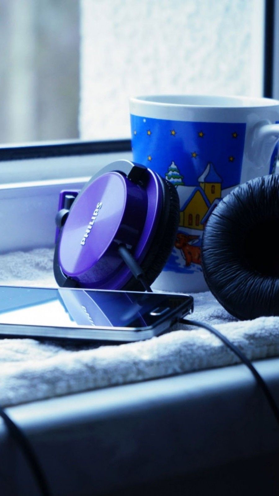 Abstract Cool Rest blacks Gadgets iPhone Headphone mobile