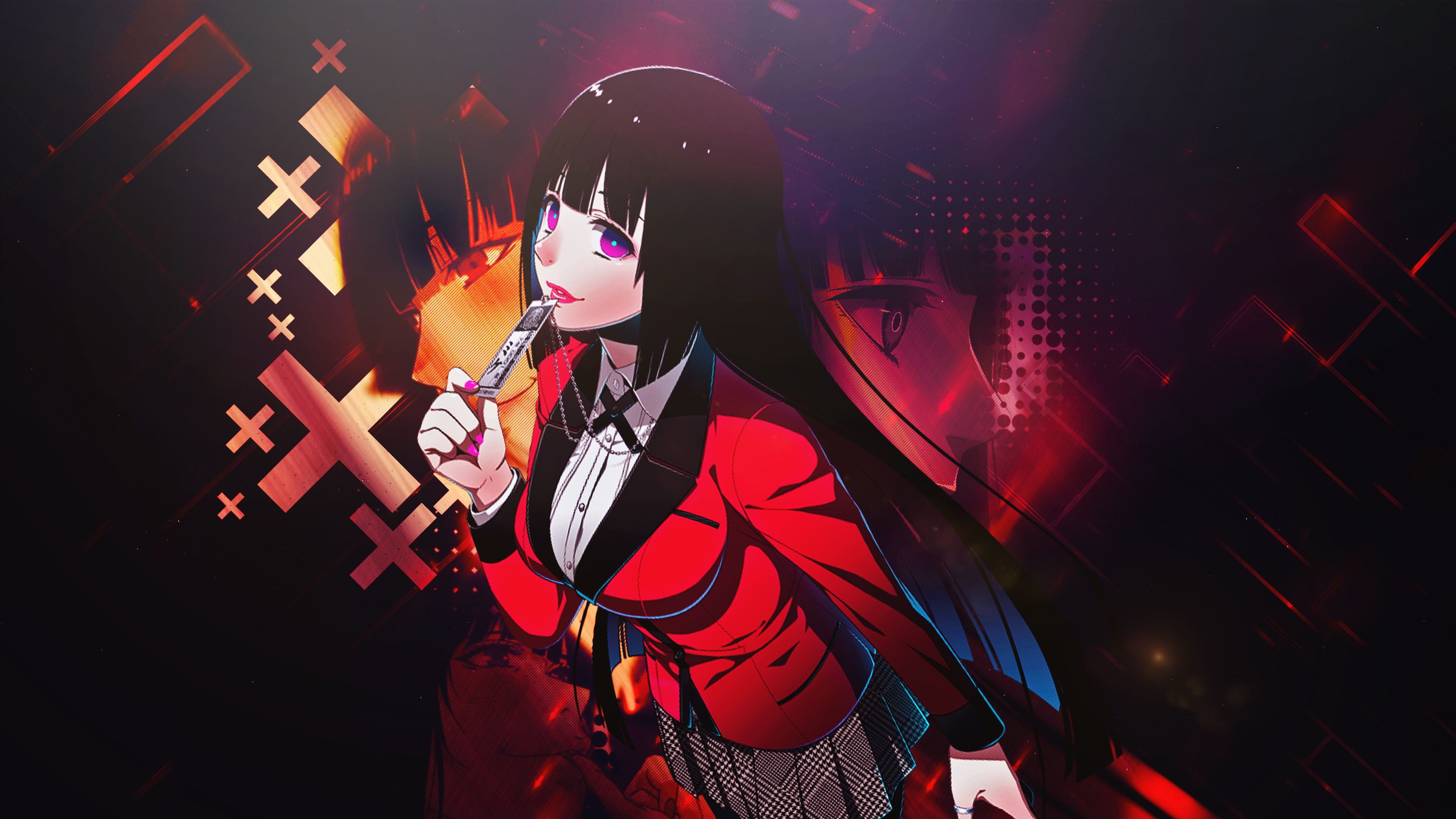 Jabami Yumeko Kakegurui Anime Girl 4k 4k HD 4k