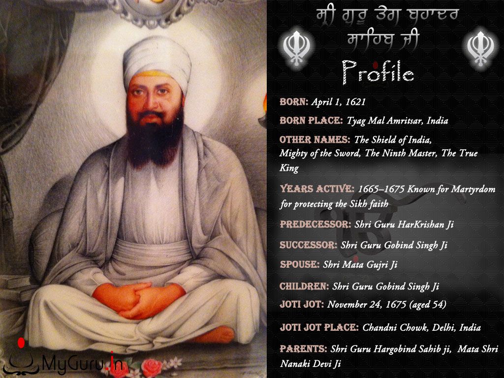 Guru Tegh Bahadur Sahib Ji wallpaper, image of Guru Tegh Bahadur