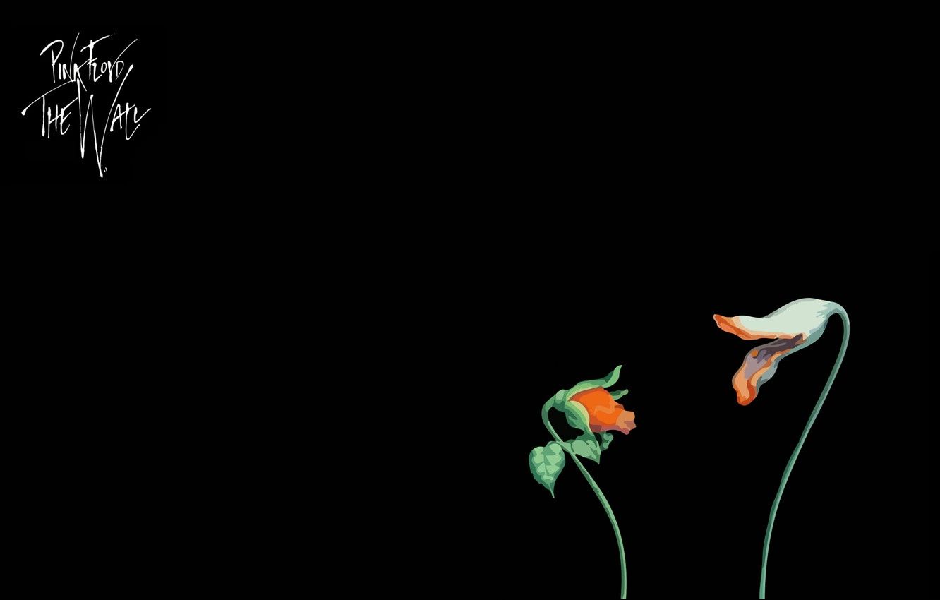 Wallpaper music, minimalism, Pink Floyd, movie, The Wall, Elclon, the flowers, Empty Spaces image for desktop, section минимализм