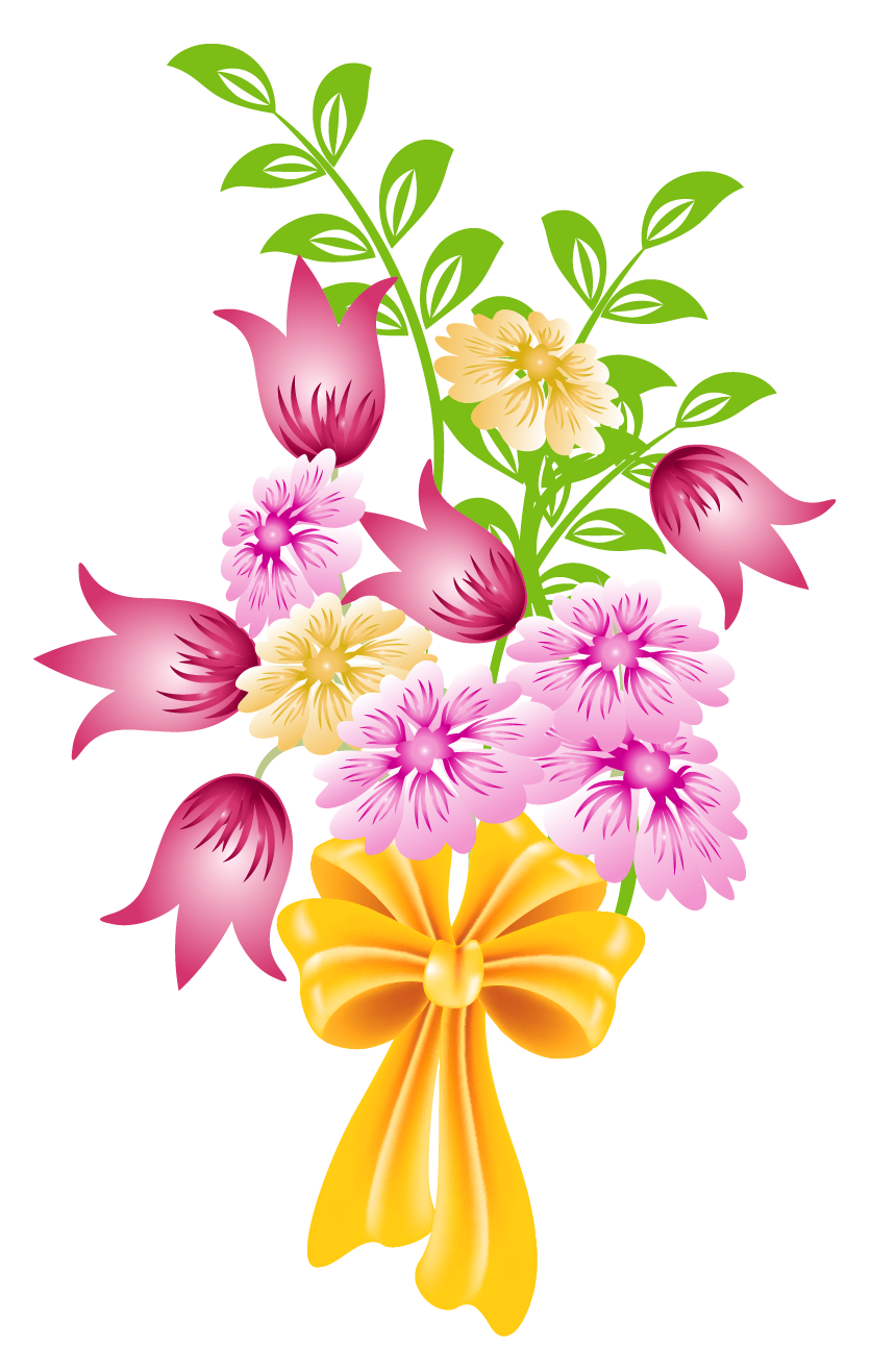 Bouquet clipart spring flower bouquet, Bouquet spring flower