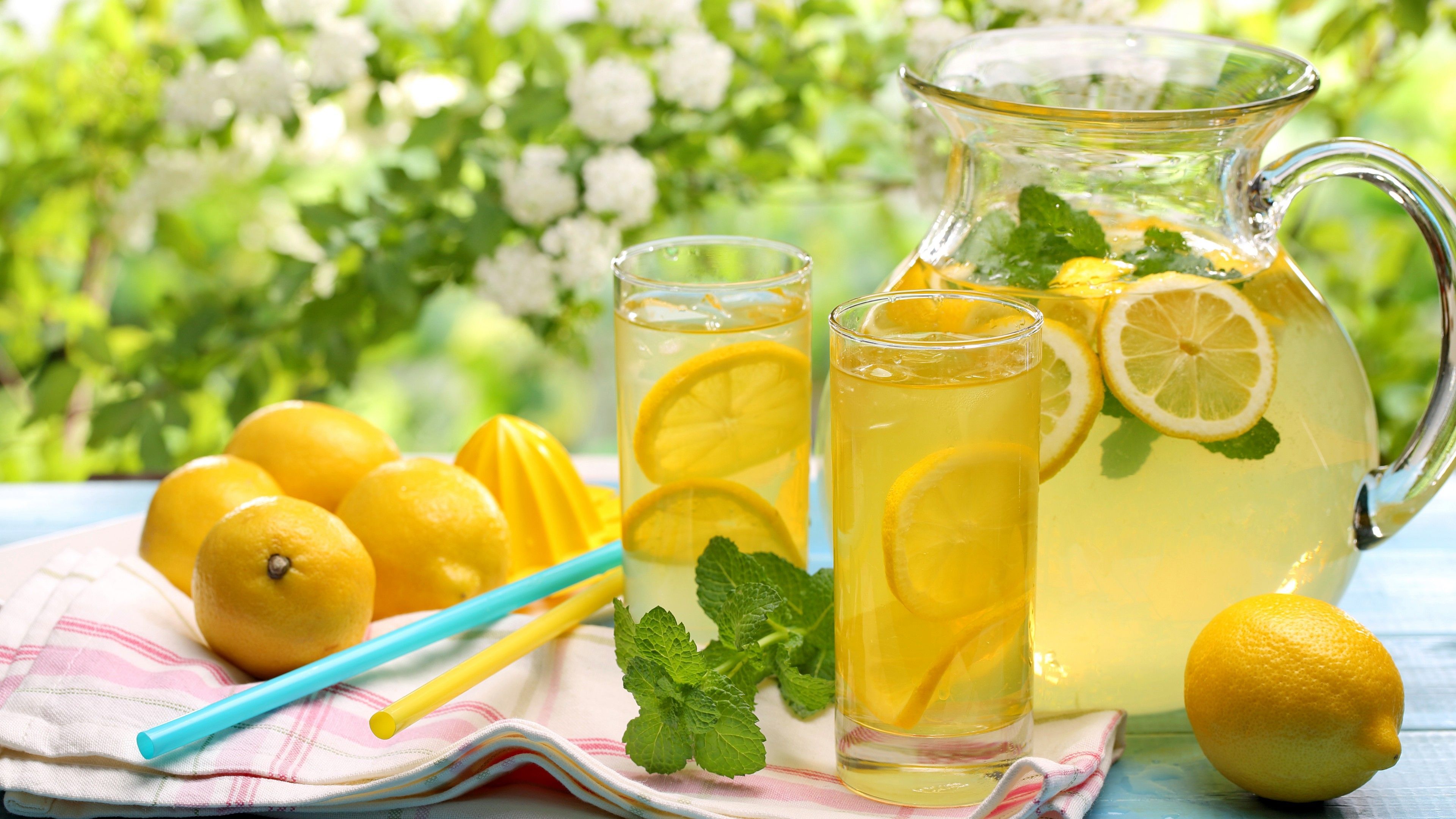 Wallpaper lemonade, drinks, cocktails, juice, summer, sun, , fruit, lemon, ice, honey, Food