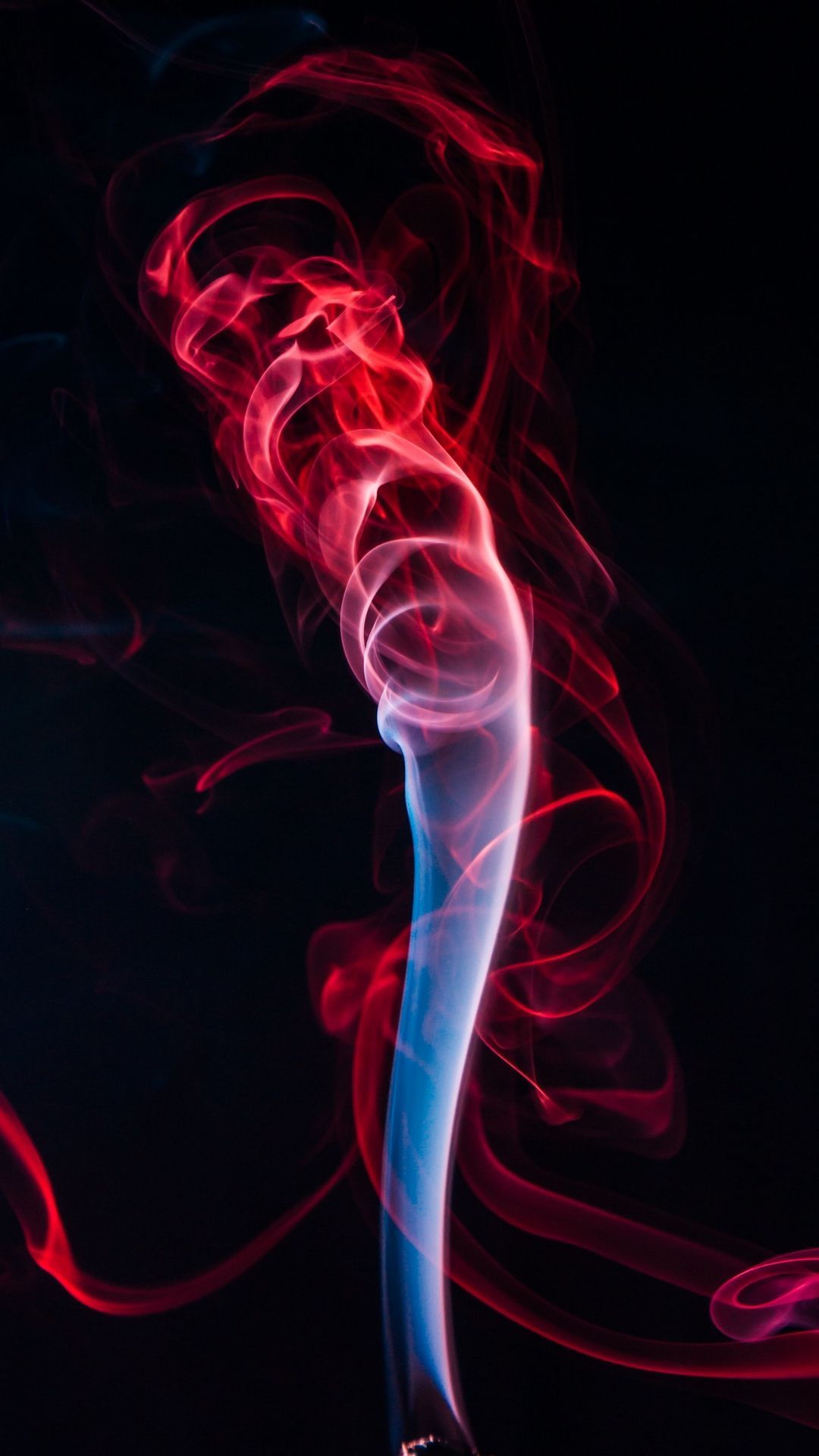 iPhone Wallpaper. Smoke, Red, Light, Font