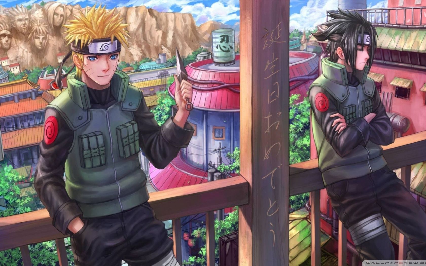 The Hidden Leaf Village  Arte naruto Papel de parede de heróis Naruto