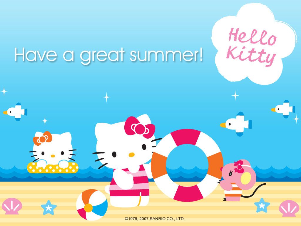 Hello Kitty Summer Wallpaper