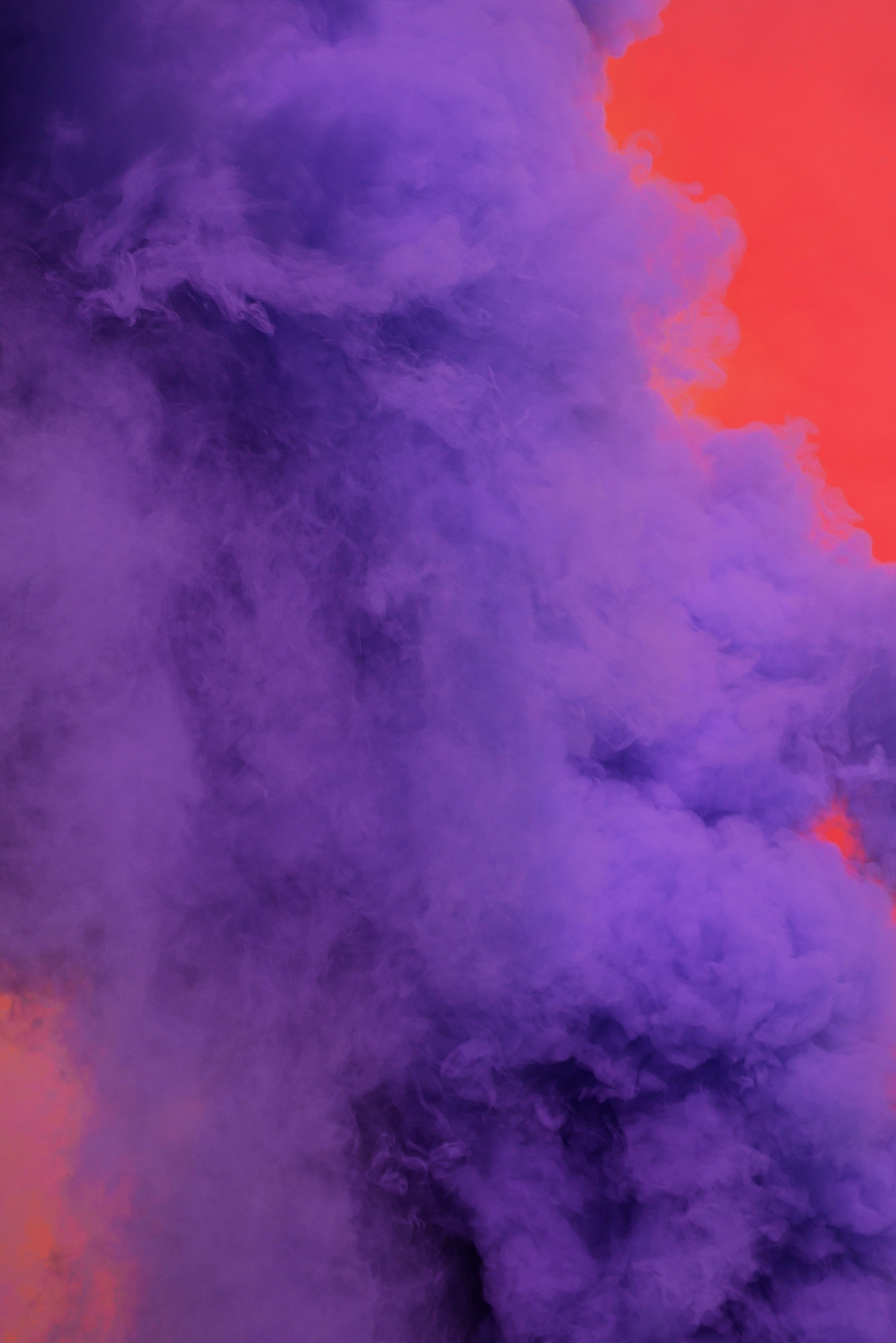 Red And Purple Smoke iPhone Wallpaper