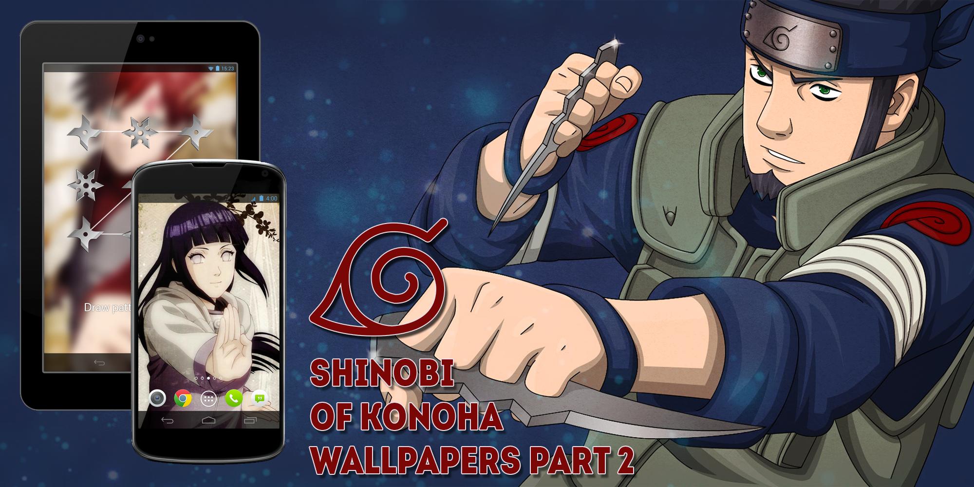 Ninjas of Hidden Leaf Village Anime Lock Screen for Android