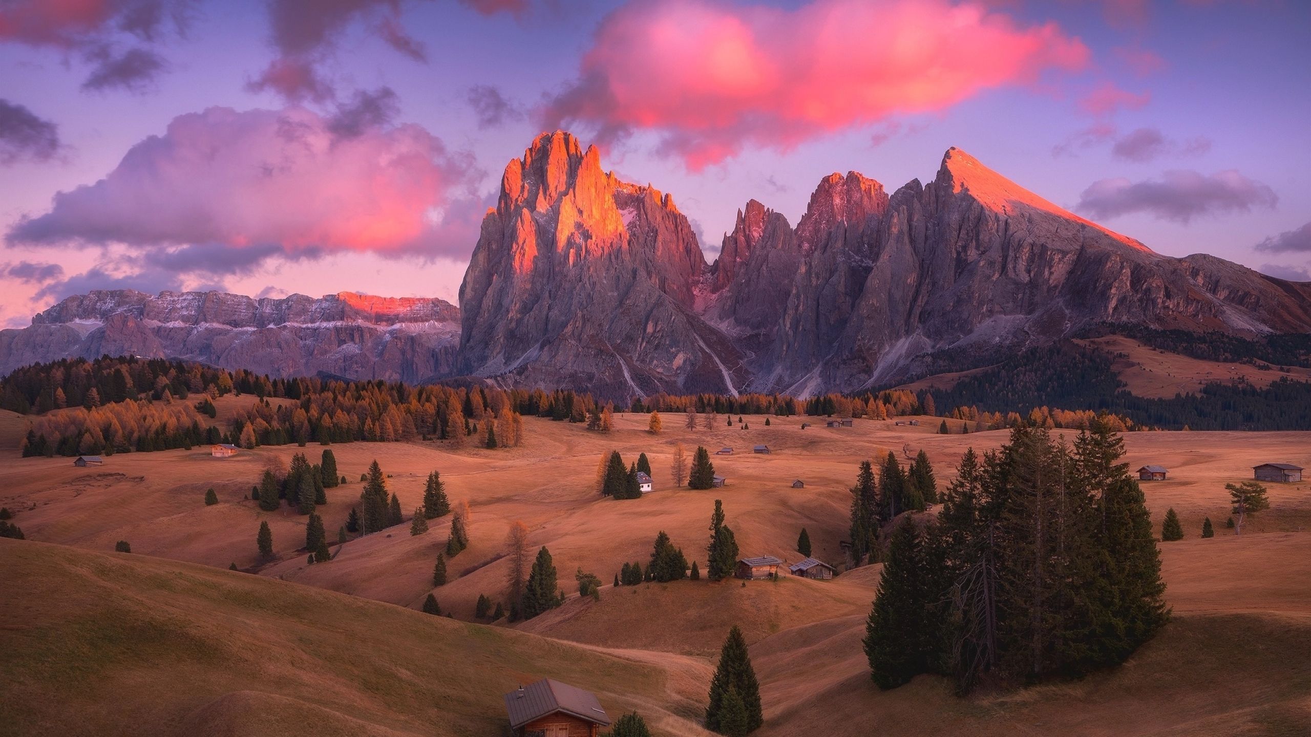 Dolomites Mountains 1440P Resolution Wallpaper, HD