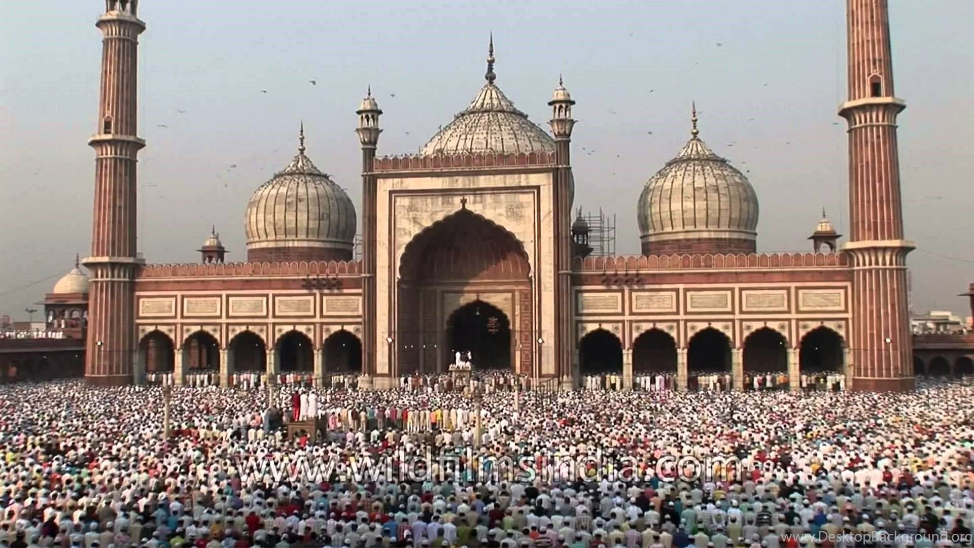 Muslims Congregate For Eid Namaz At Jama Masjid Of Delhi YouTube