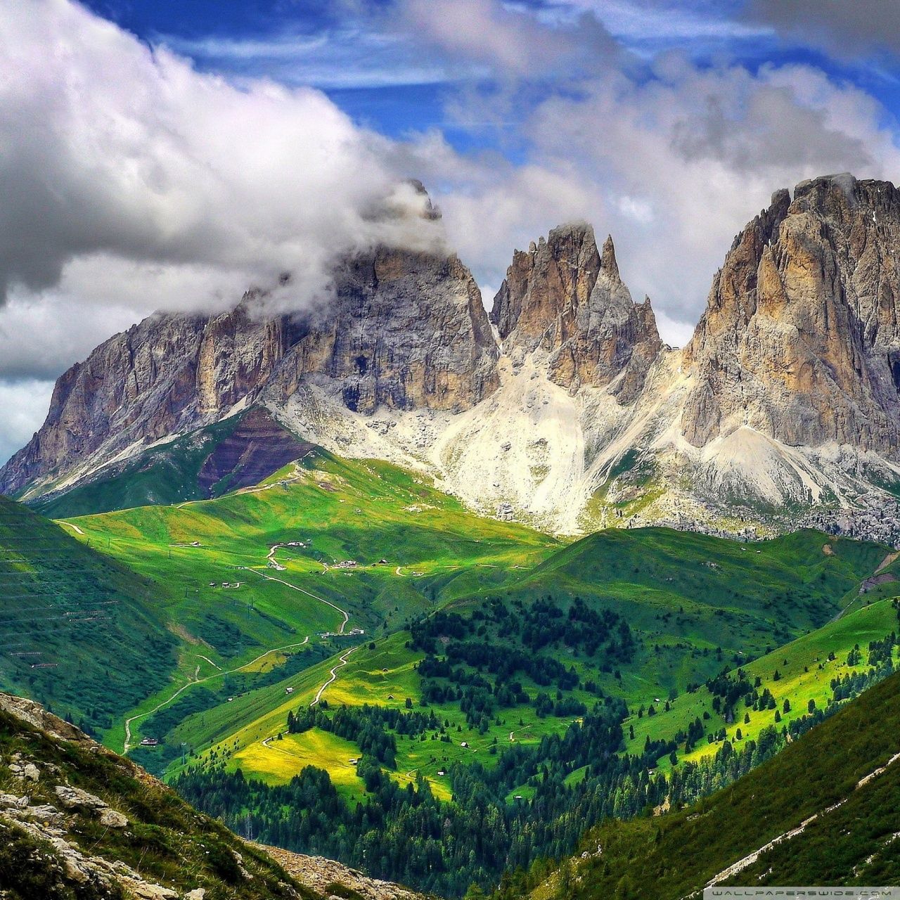 The Dolomites Ultra HD Desktop Background Wallpaper