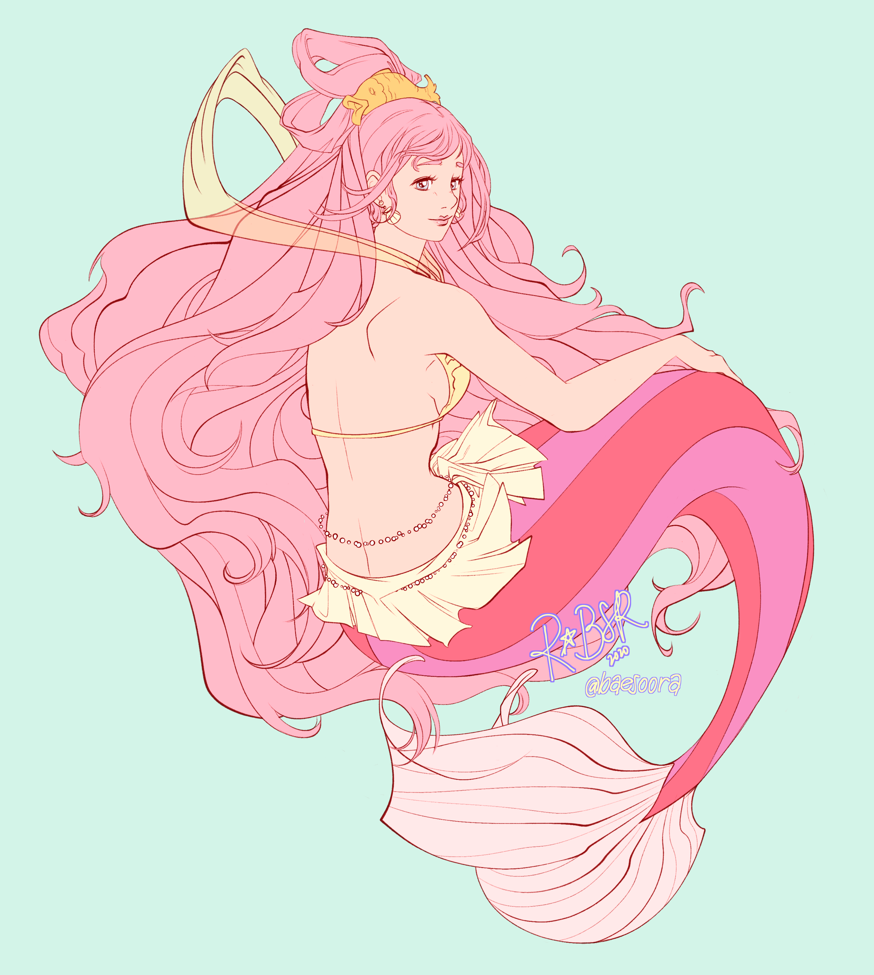 Always wanted to draw Shirahoshi for Mermay, I finally did it