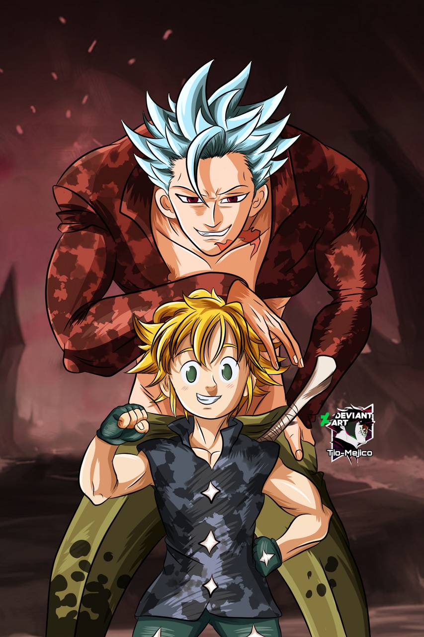 Meliodas and Ban wallpapers by Loki323.