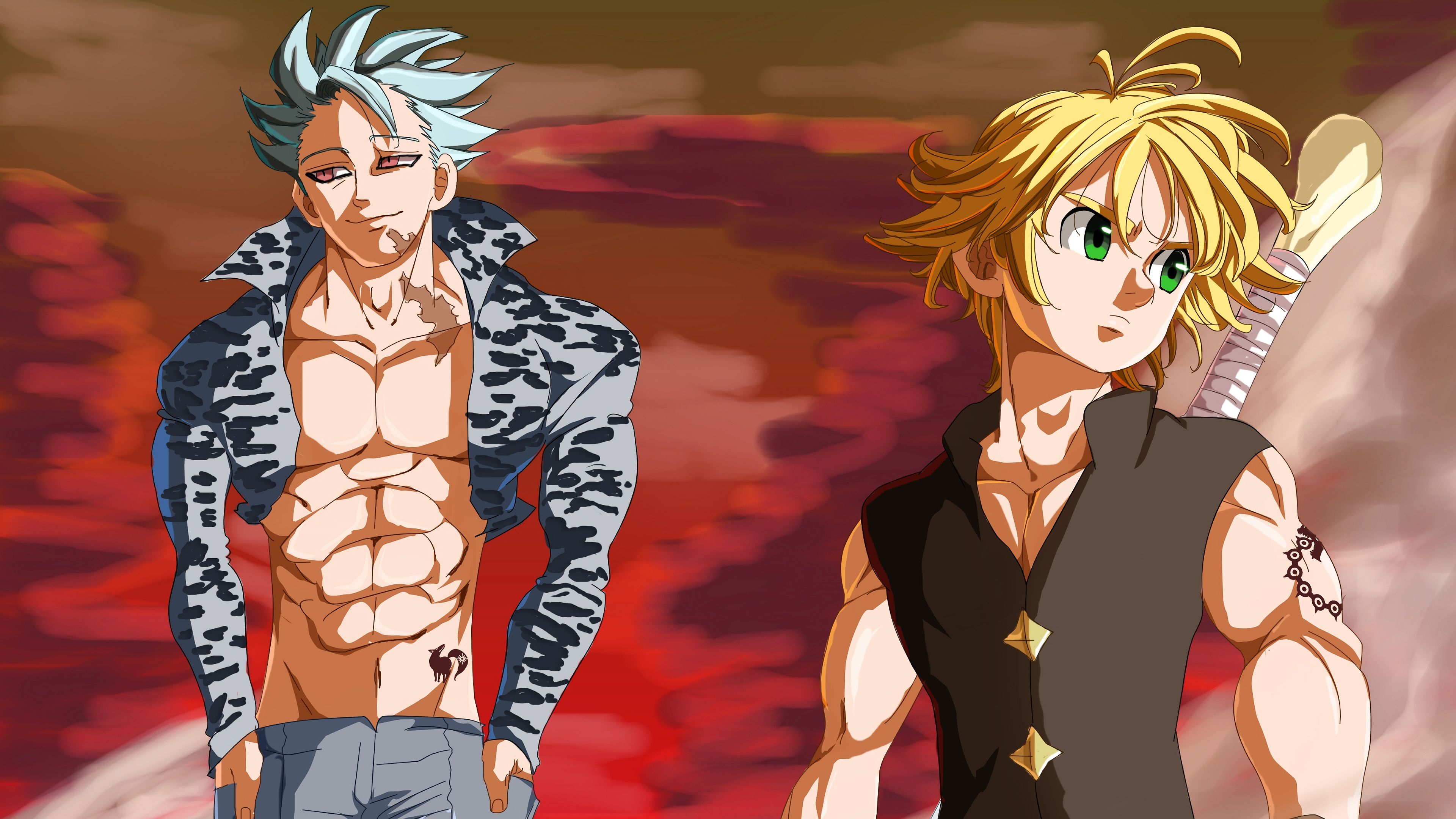 Meliodas And Ban Wallpapers Wallpaper Cave 